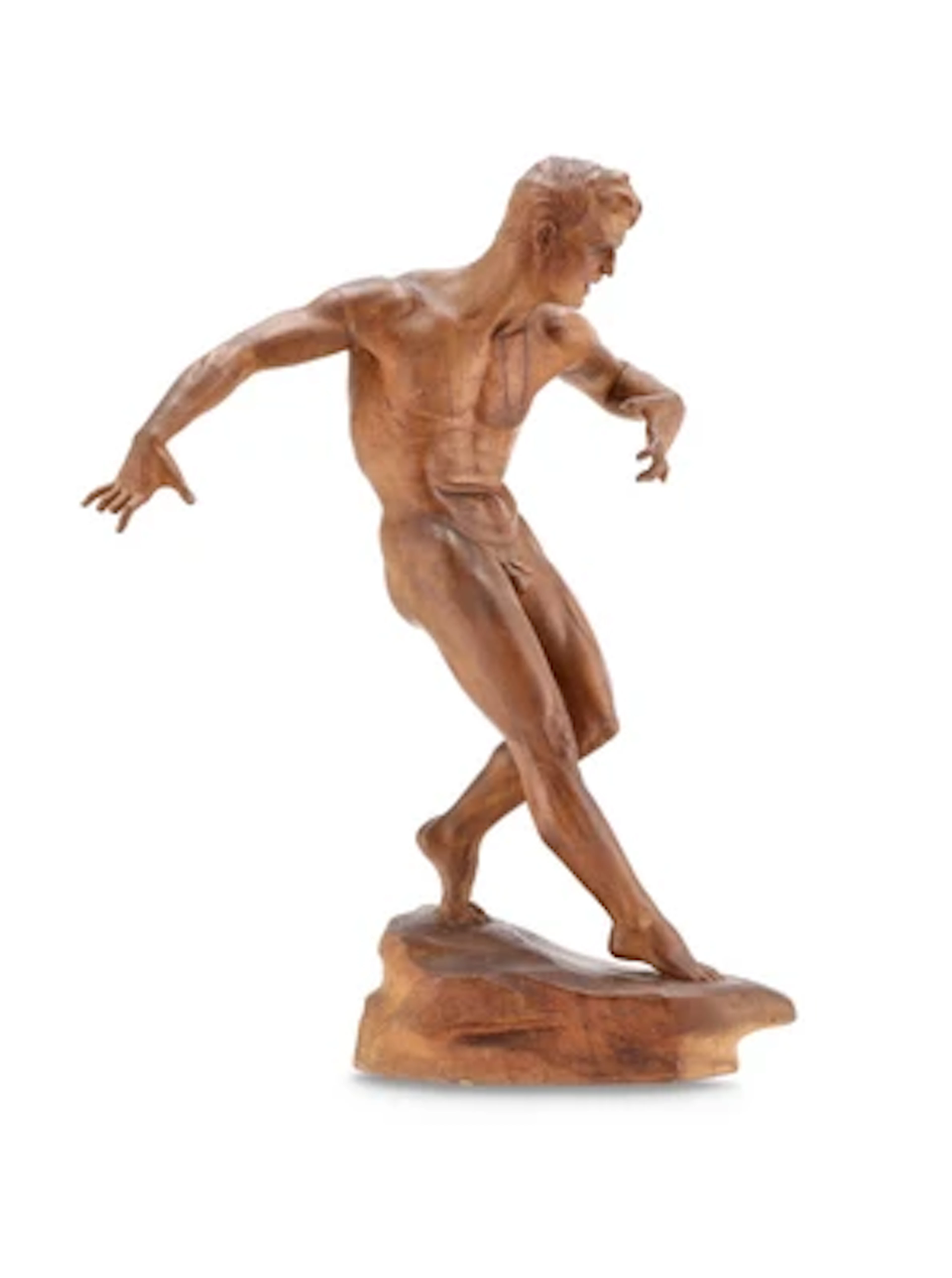 A male nude in an expressive pose, c. 1900/20