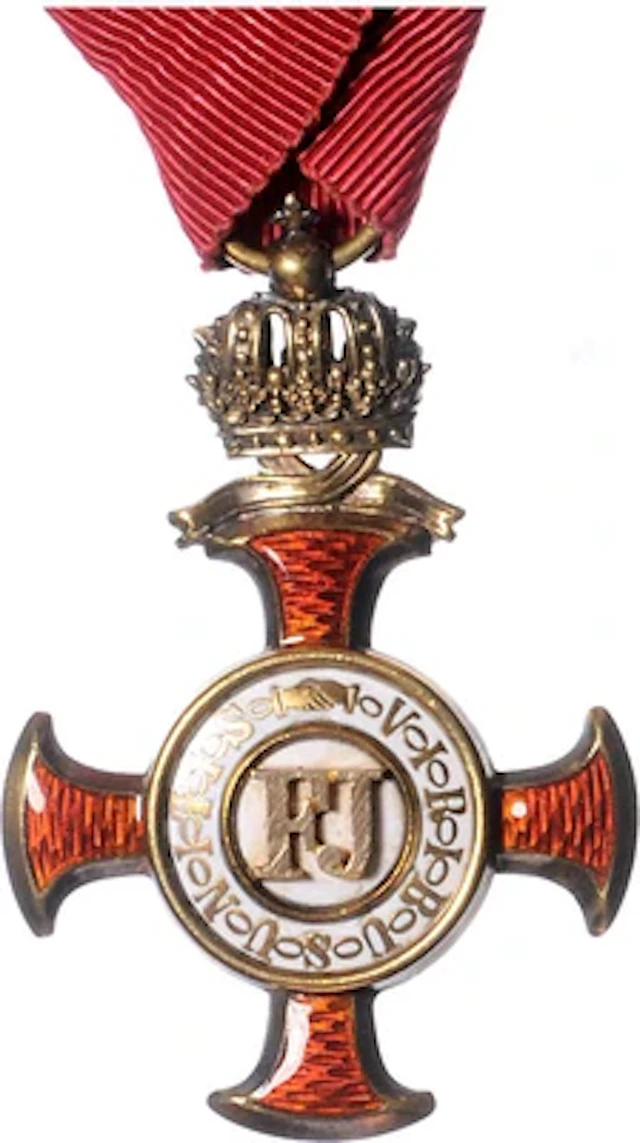 Goldenes Verdienstkreuz mit Krone