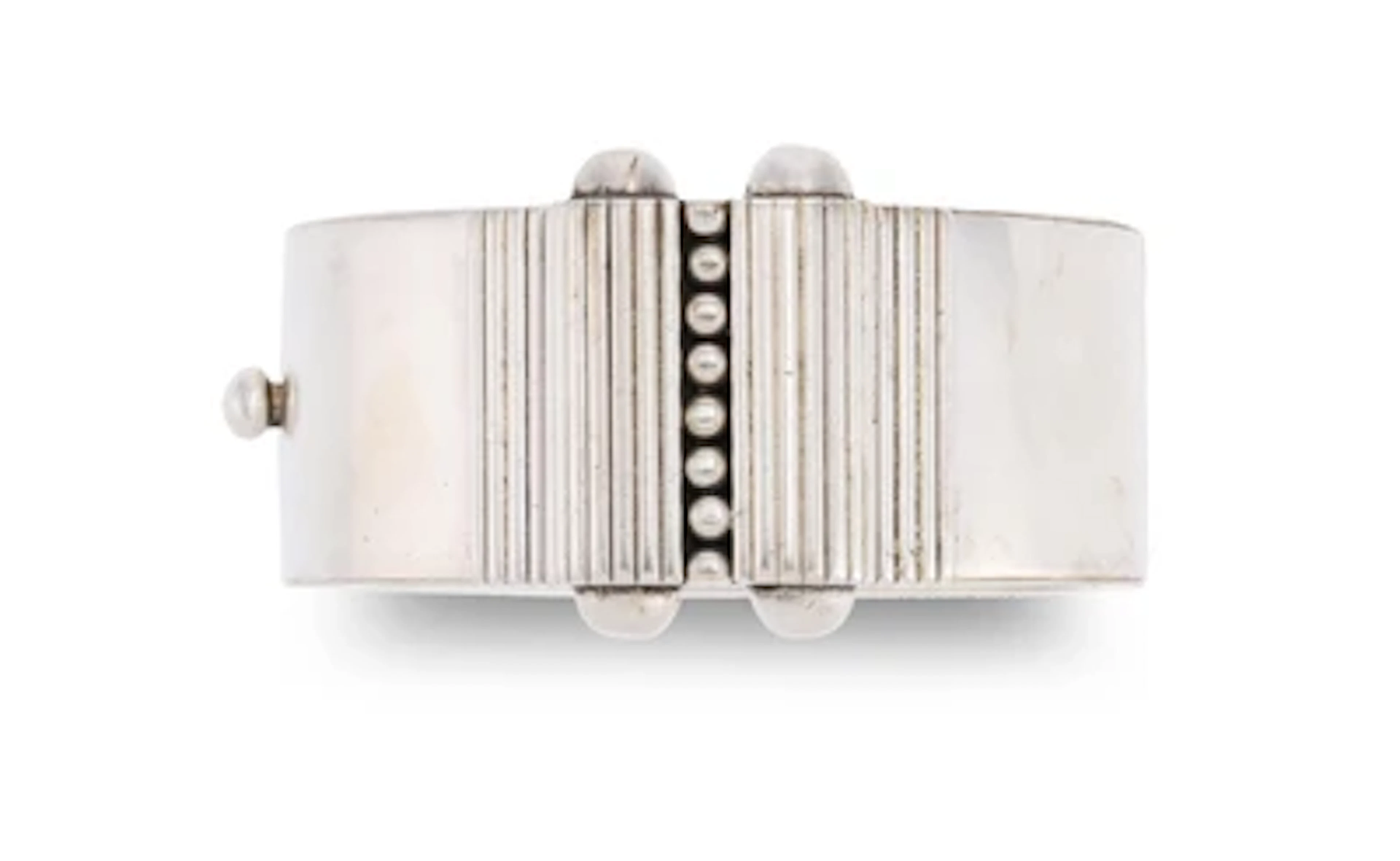 A sterling silver bangle, Talleres de los Ballesteros, Taxco, Mexico