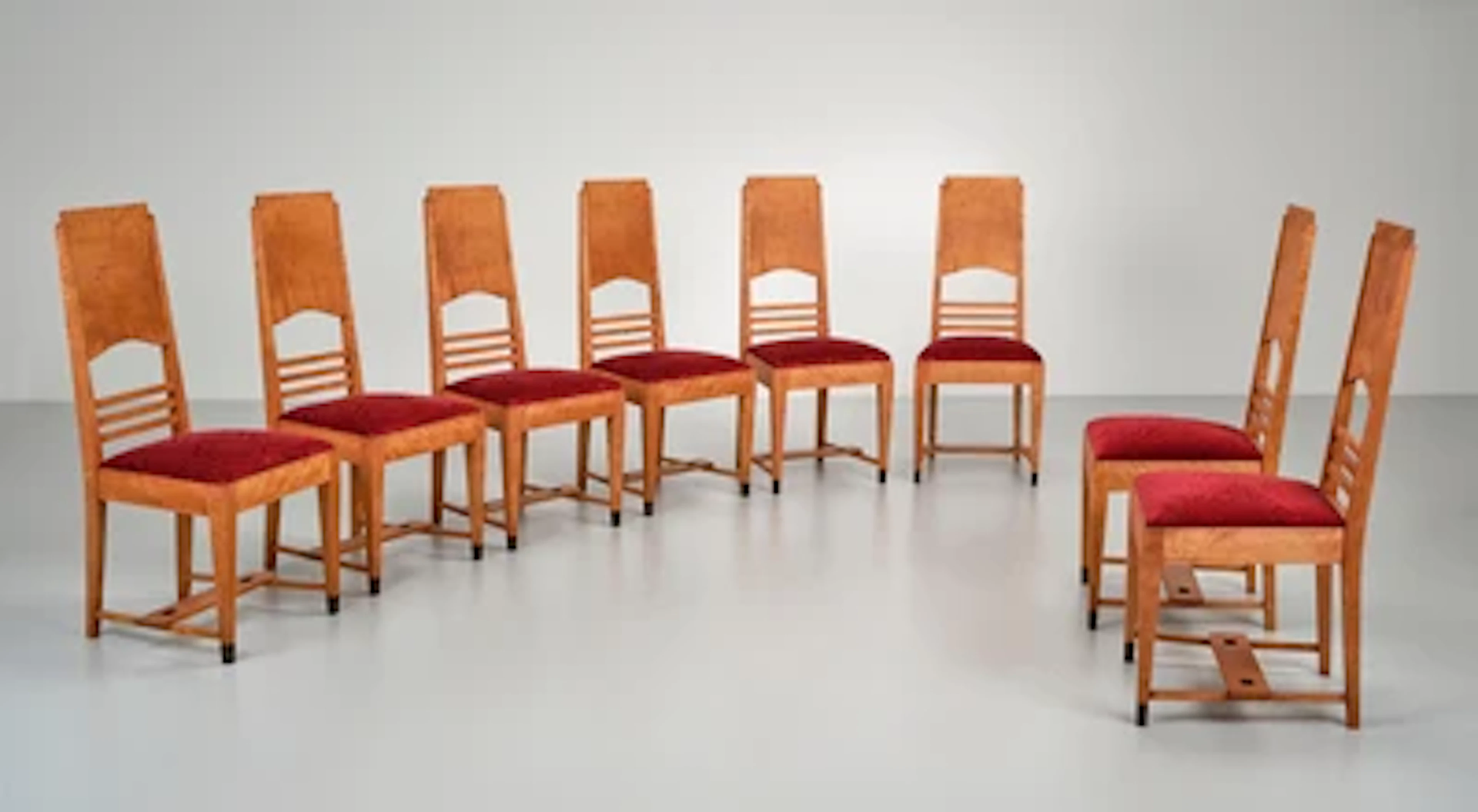 A set of eight chairs, Alfred Grenander
