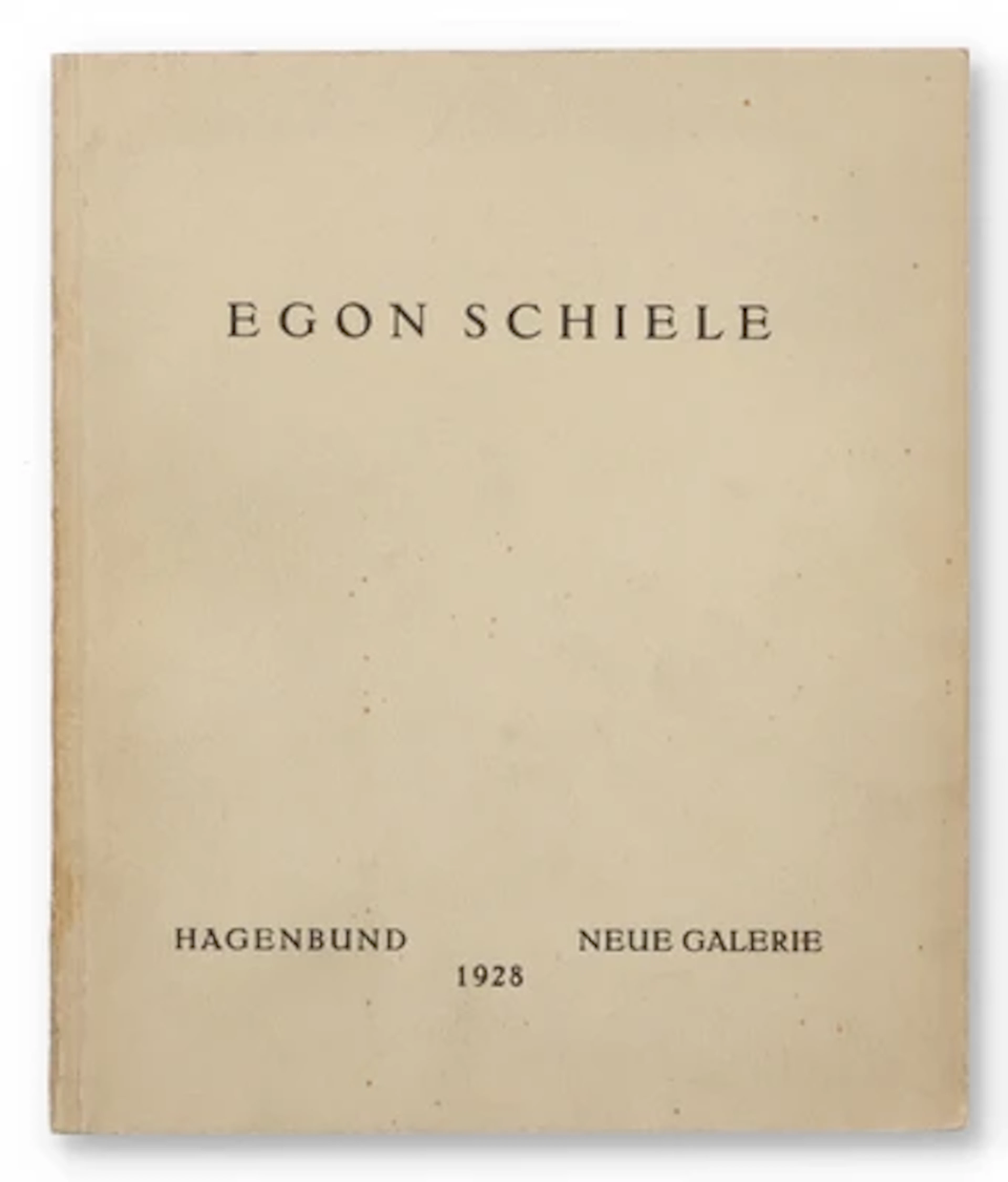 EGON SCHIELE - GEDÄCHTNISAUSSTELLUNG 1928.