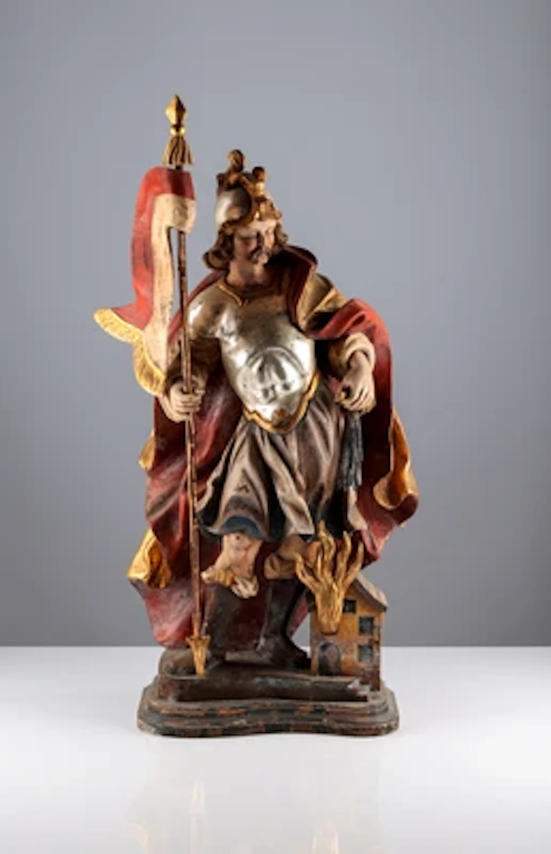 Hl. Florian im Barockstil, 20. Jahrhundert