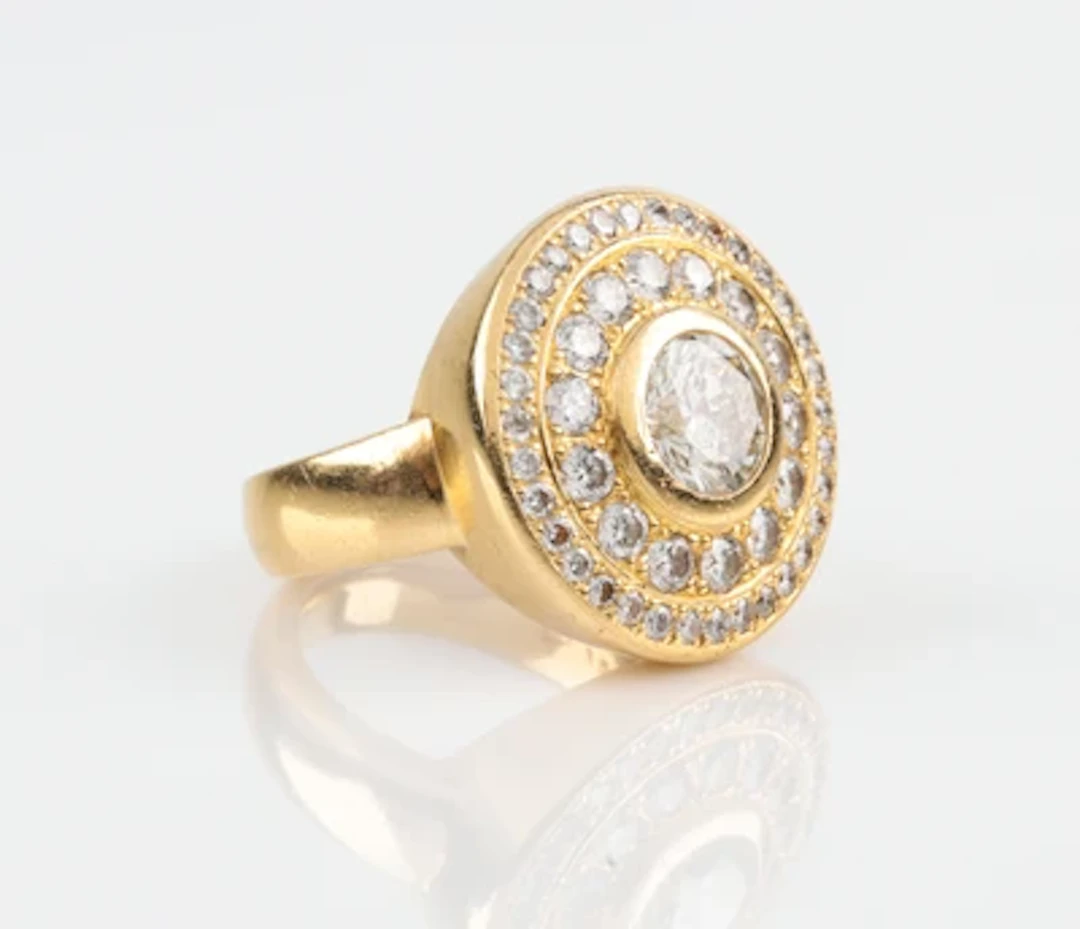 Designer Brillant Ring zus. ca. 3,20 ct