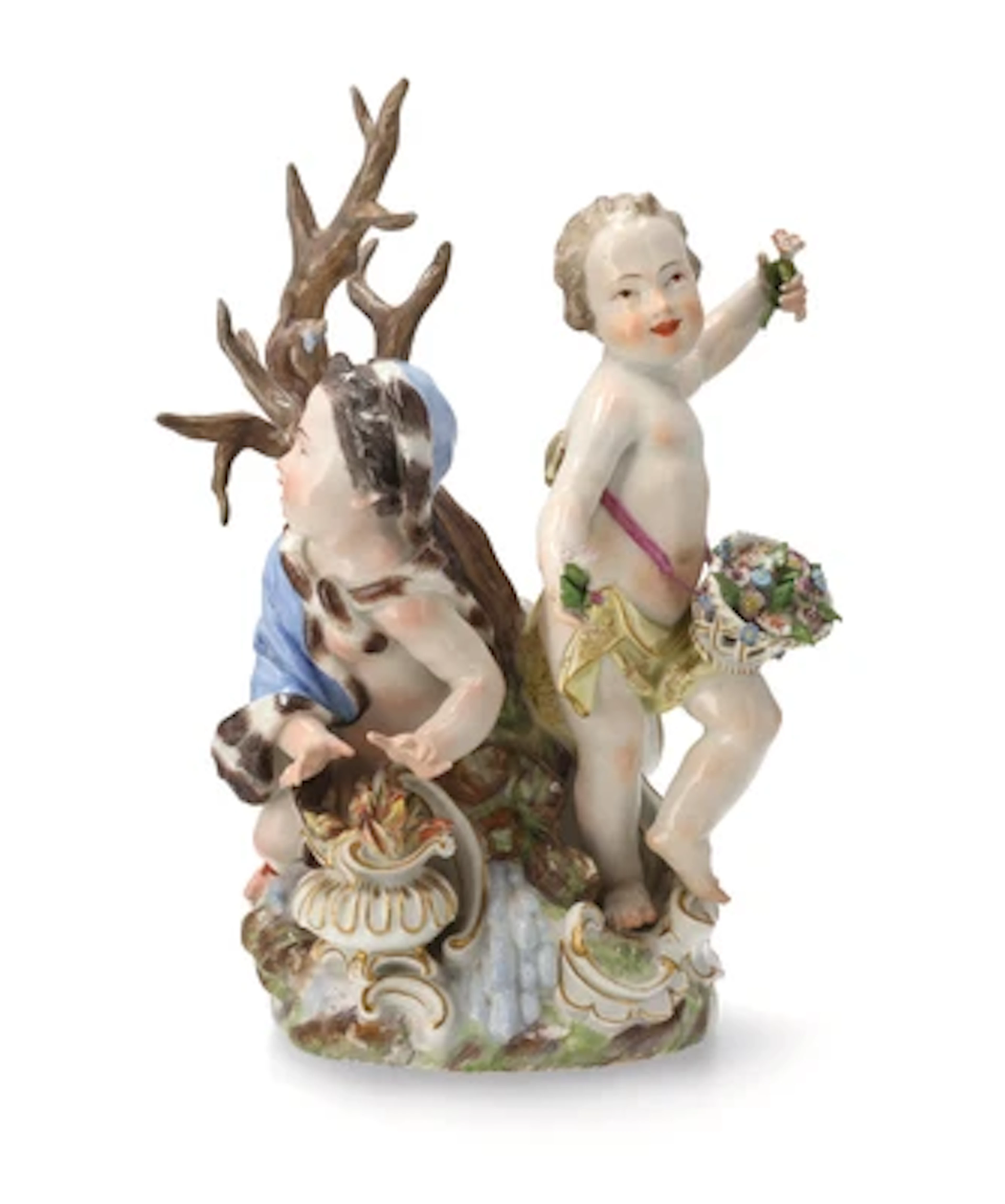 Allegory of Spring and Winter, Meissen, c. 1750