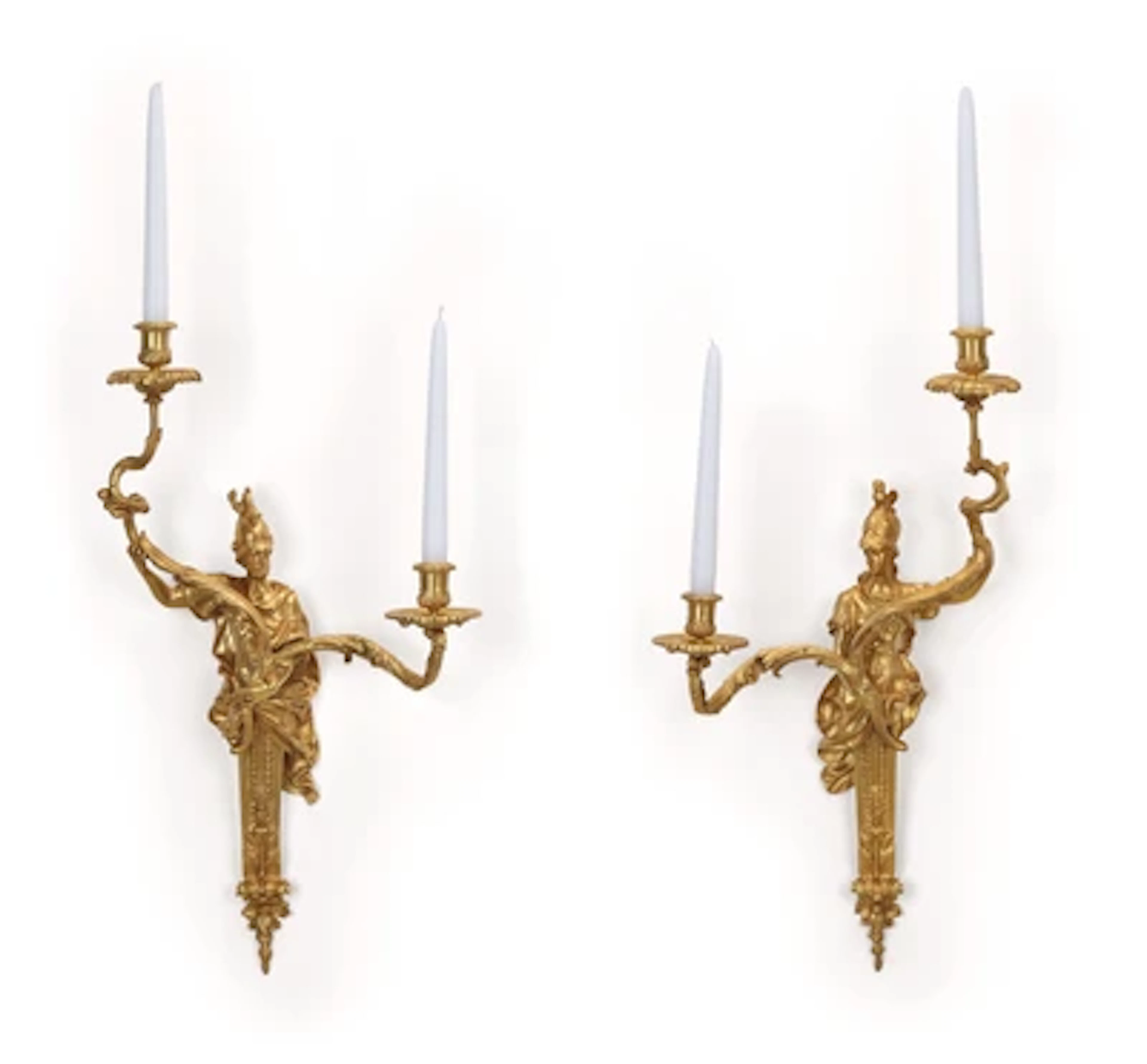 A Pair of Régence-Style Wall Lights