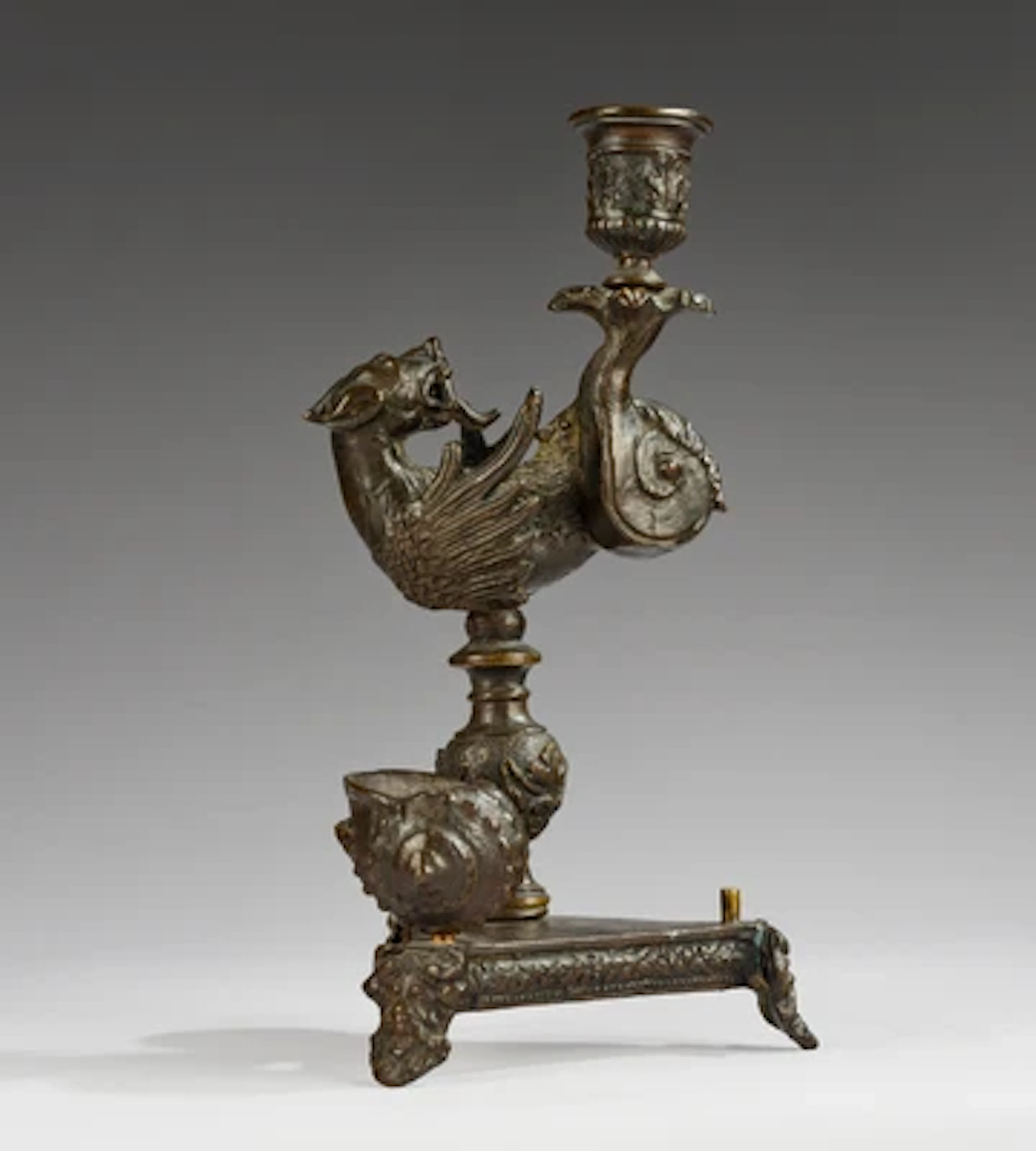 Workshop of Severo da Ravenna – An Inkwell with Candlestick, Early