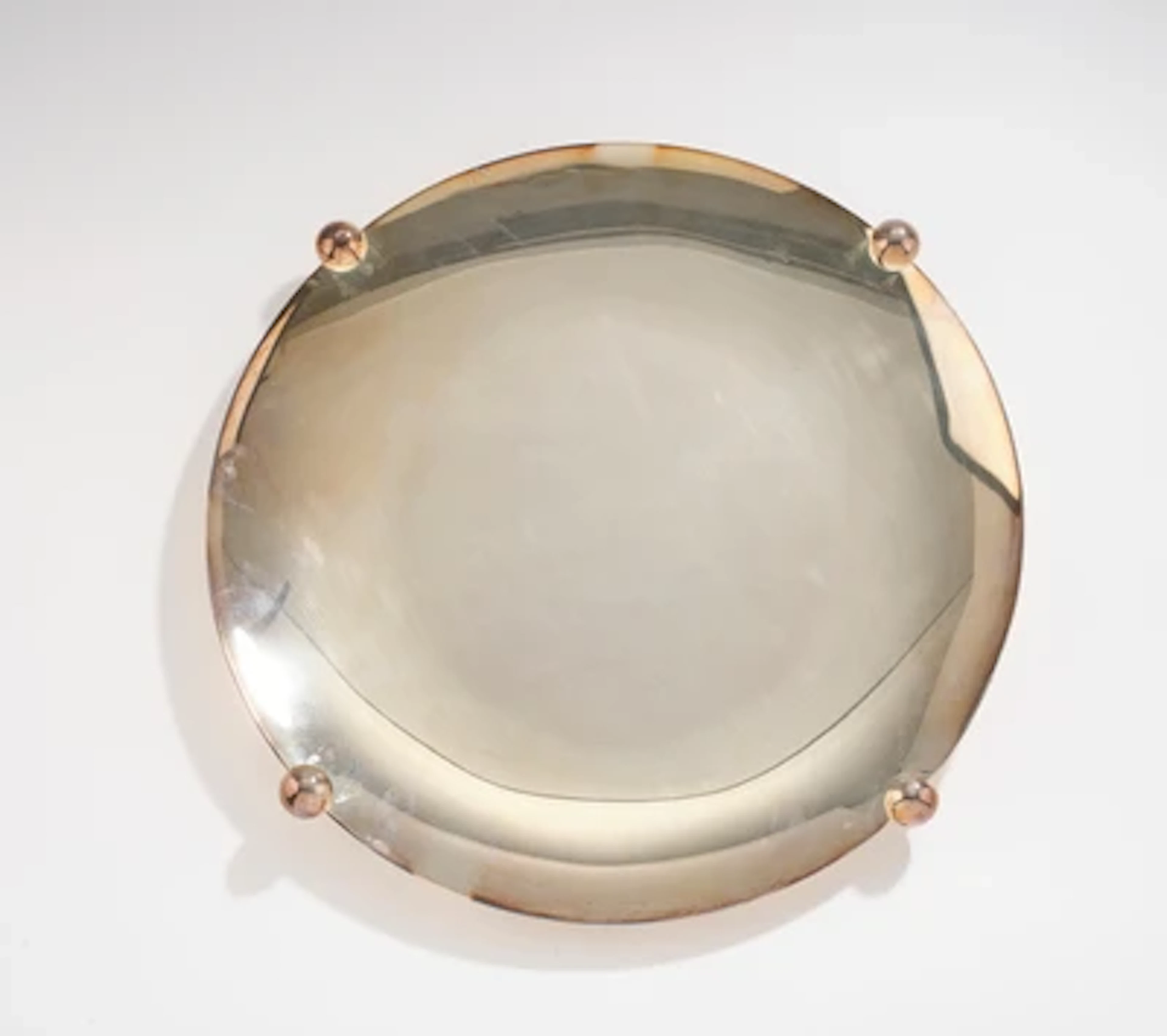 Lino Sabattini (Italy, 1925-2016), a large round plate with beads, Italy