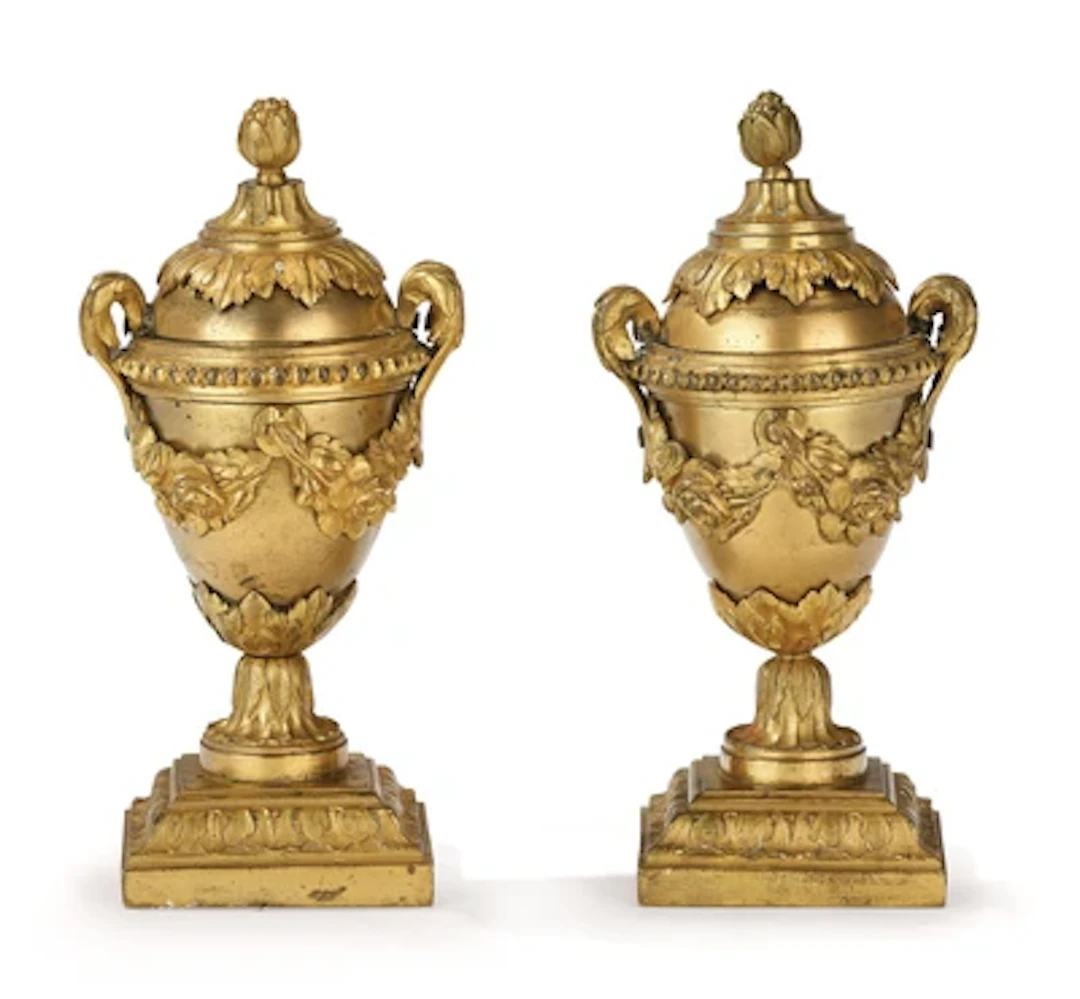 A Pair of Small Louis XVI Cassolettes