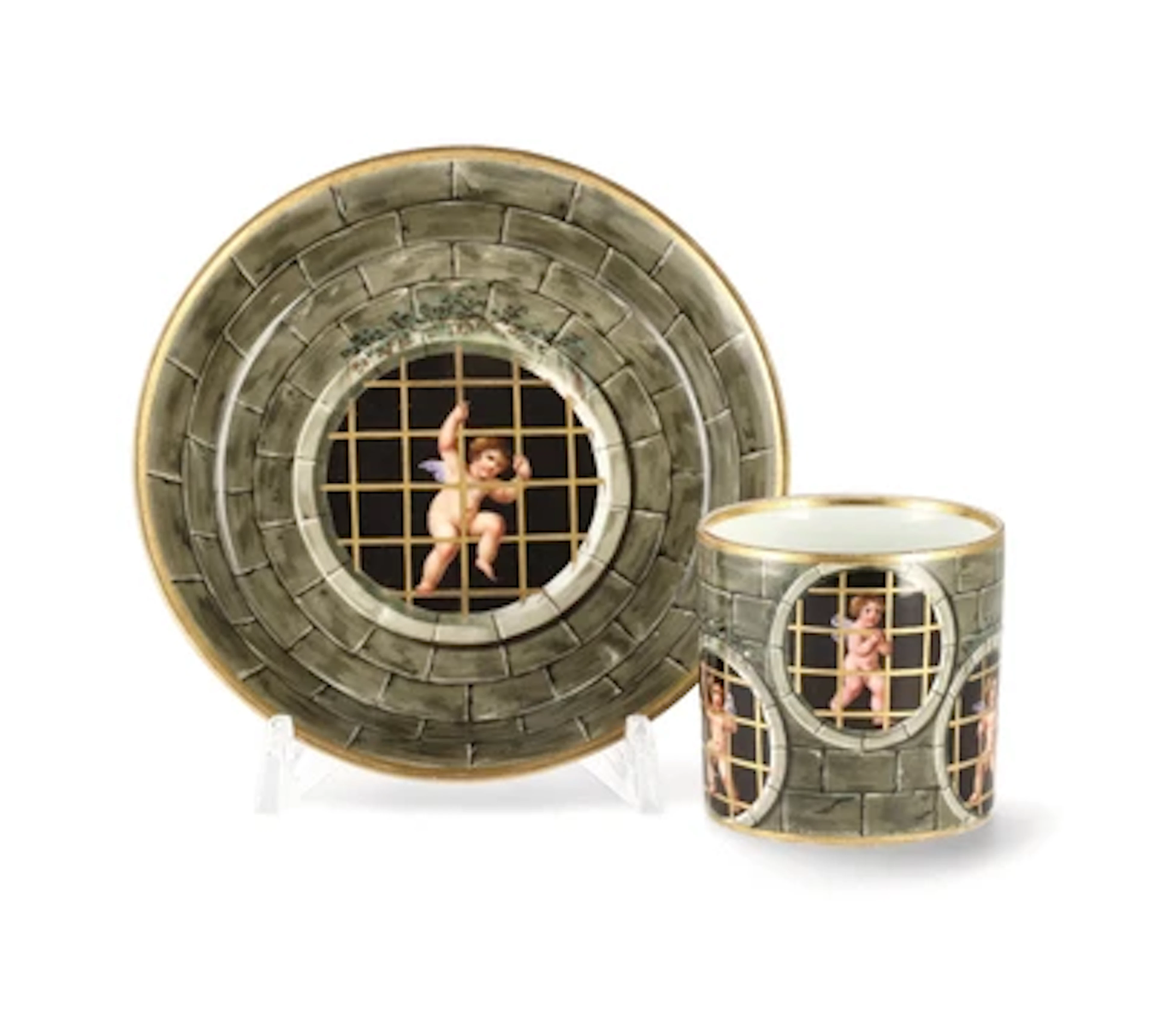 A Cup with Saucer (‘Cupid in Captivity’), Imperial Porcelain Manufactory