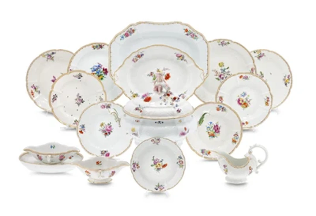 An Extensive Dinner Service, Meissen, c. 1755–75