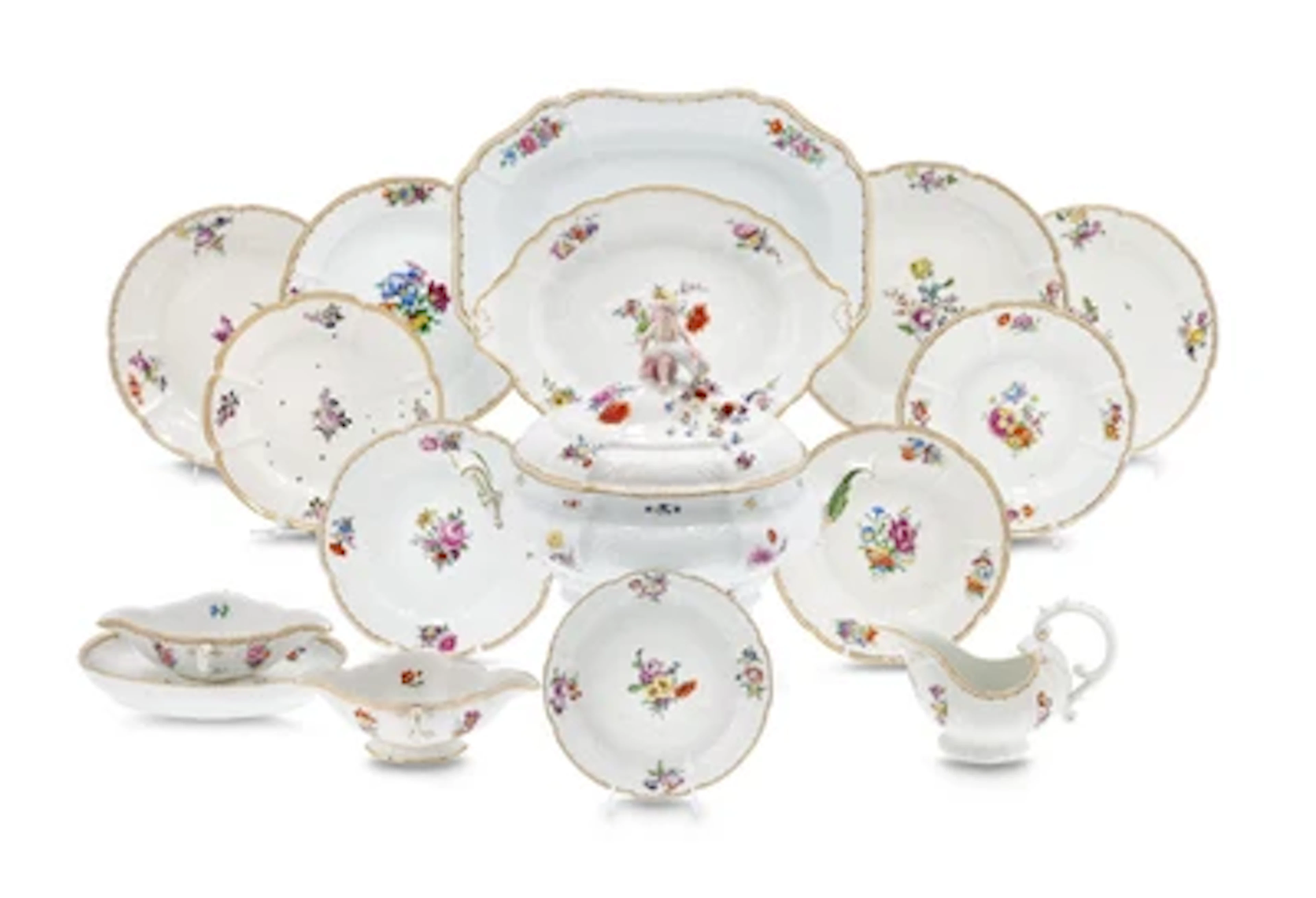 An Extensive Dinner Service, Meissen, c. 1755–75