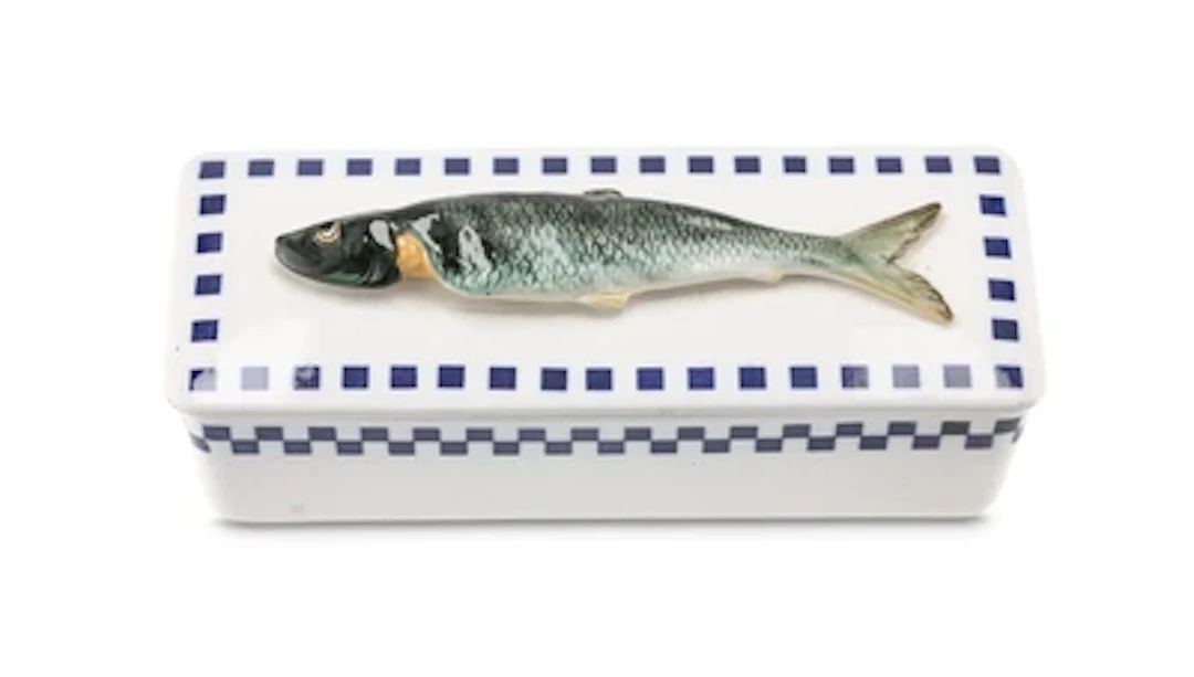 A lidded box for herrings, Wächtersbach, c. 1900/15