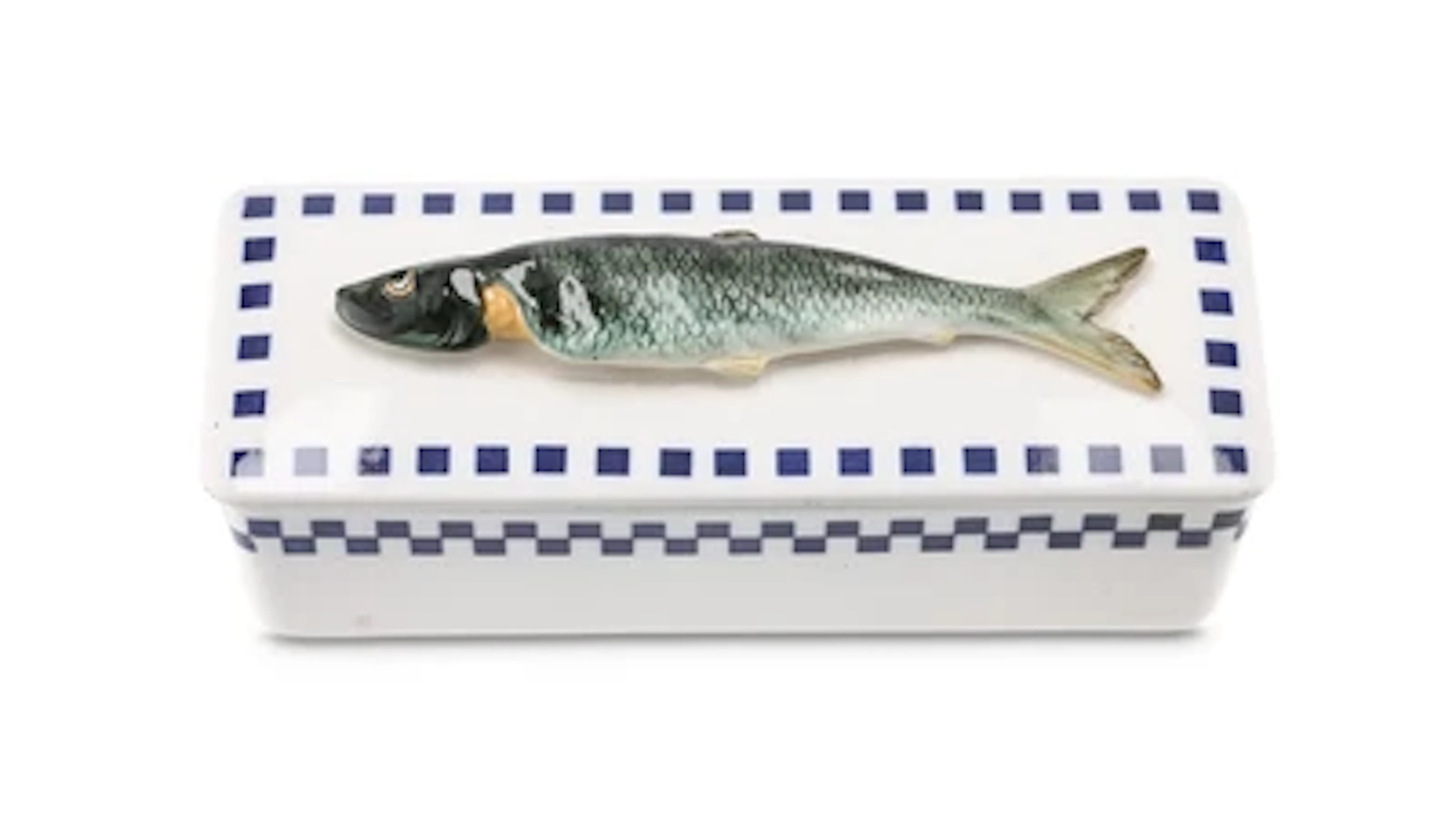 A lidded box for herrings, Wächtersbach, c. 1900/15