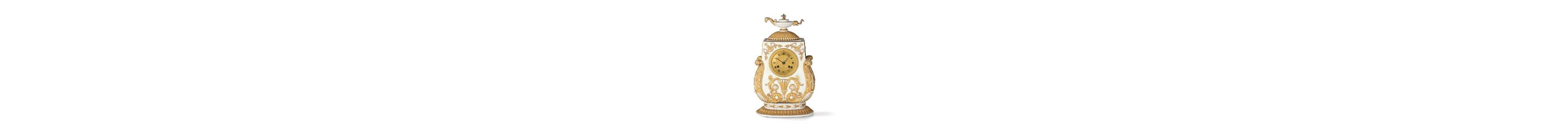 Kaminuhr, Meissen, um 1840