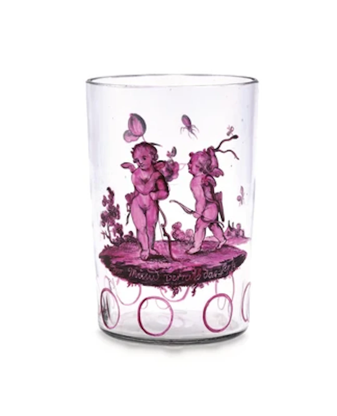A Beaker with Putti, Bohemia, c. 1770/1780