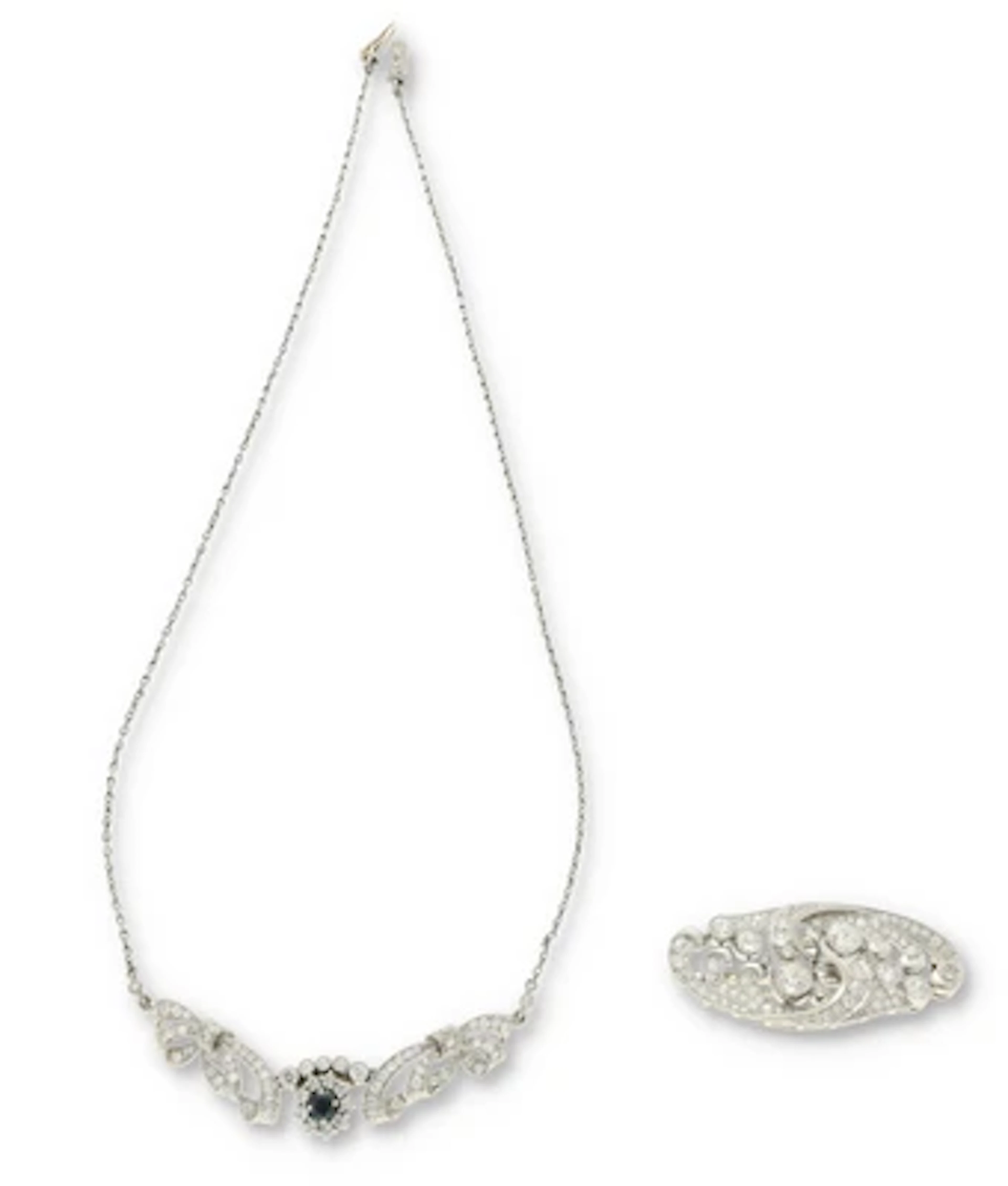 Variable Diamant Saphir Garnitur