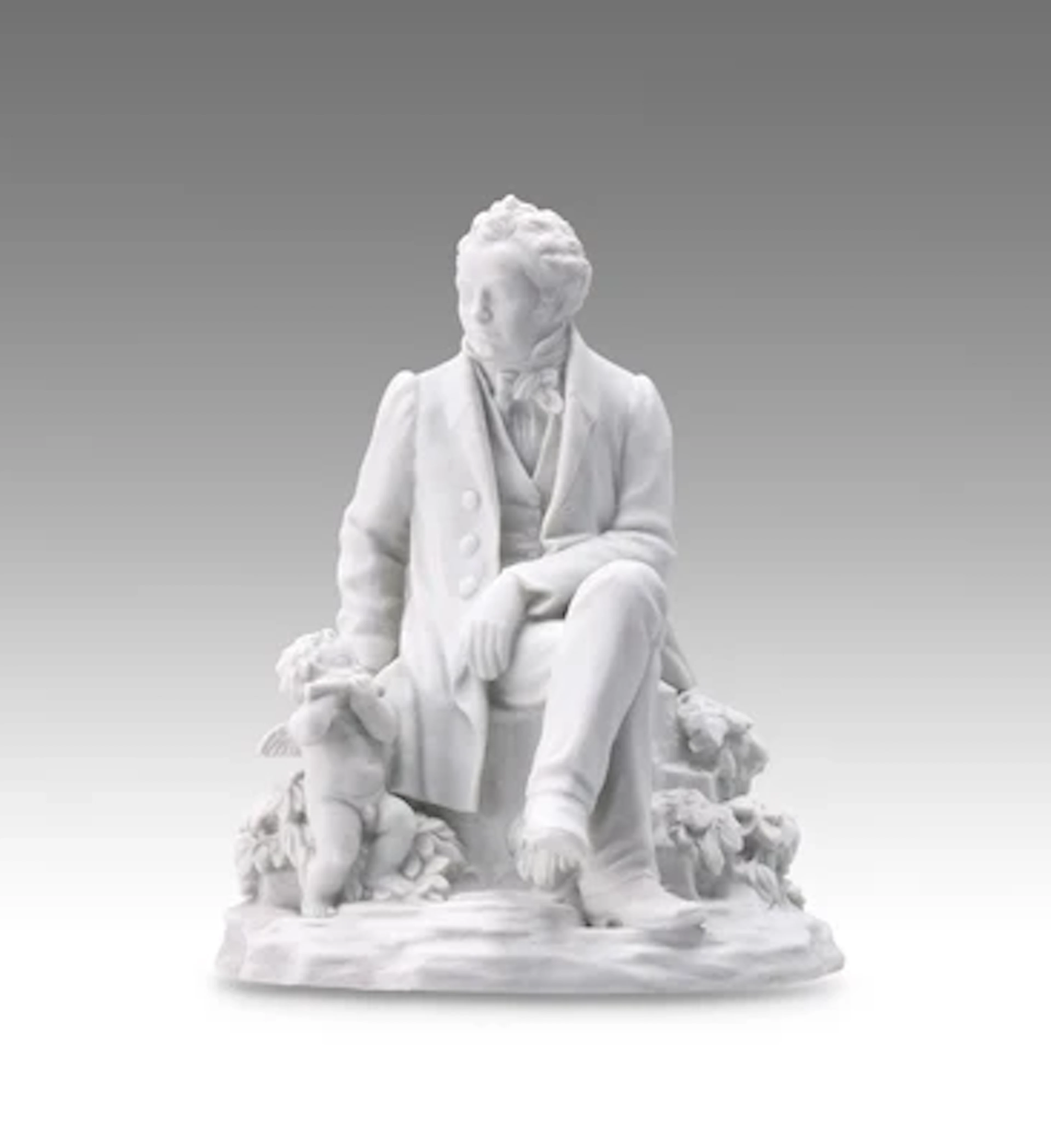 Michael Powolny, a sculpture: Franz Schubert (large), model number