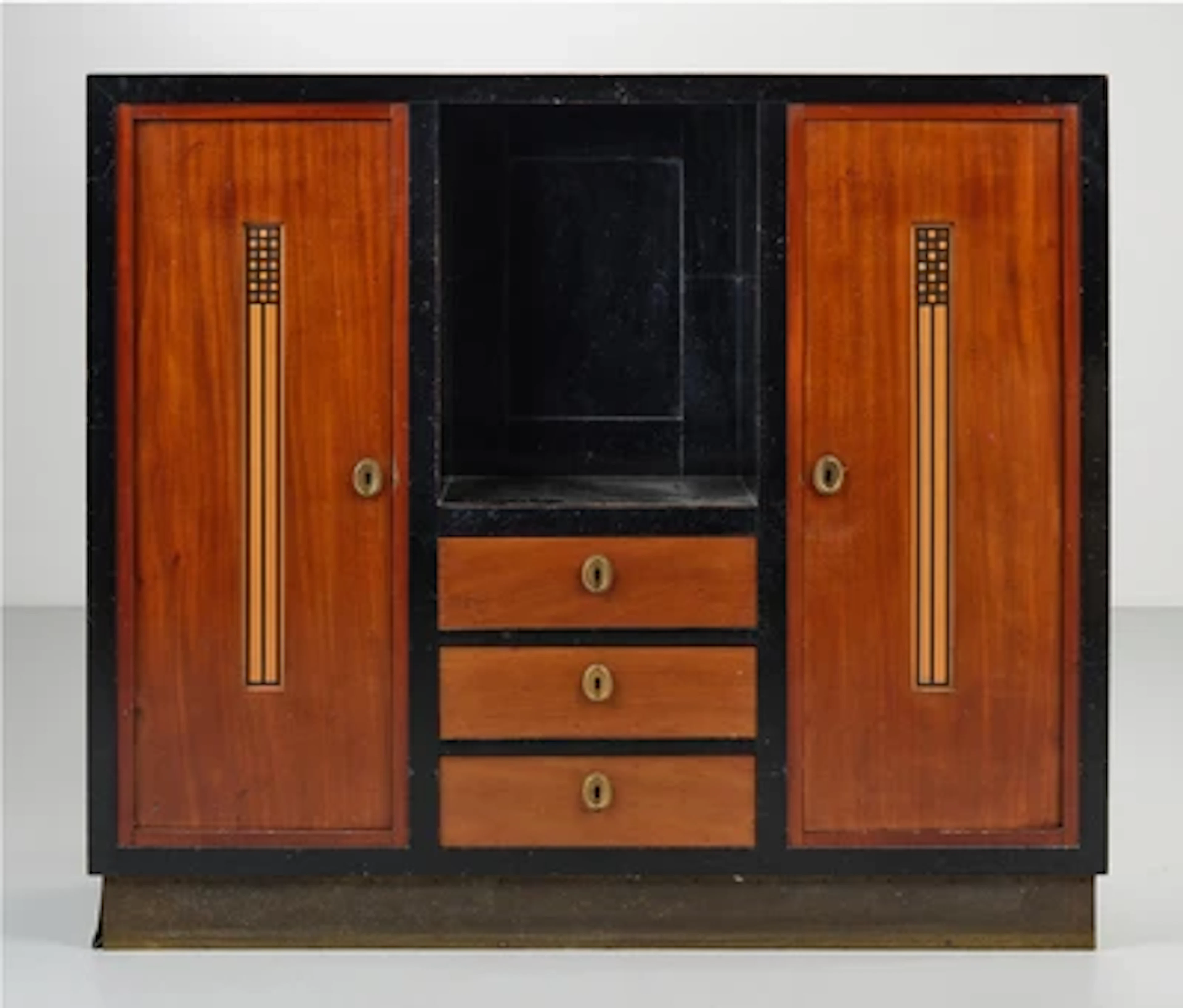 A cabinet, in the manner of Koloman Moser, Vienna, c. 1905