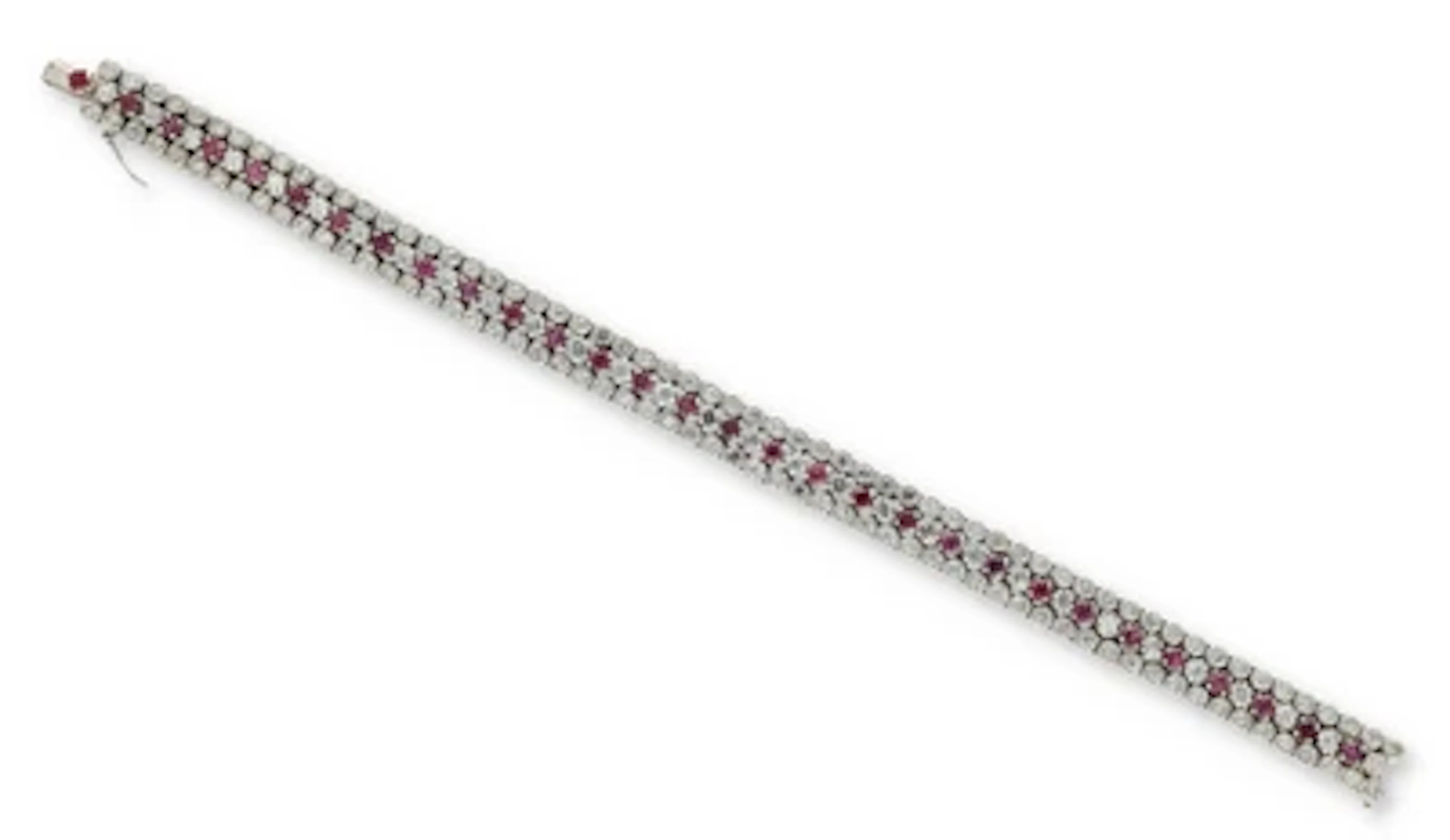 Diamant Rubin Armband