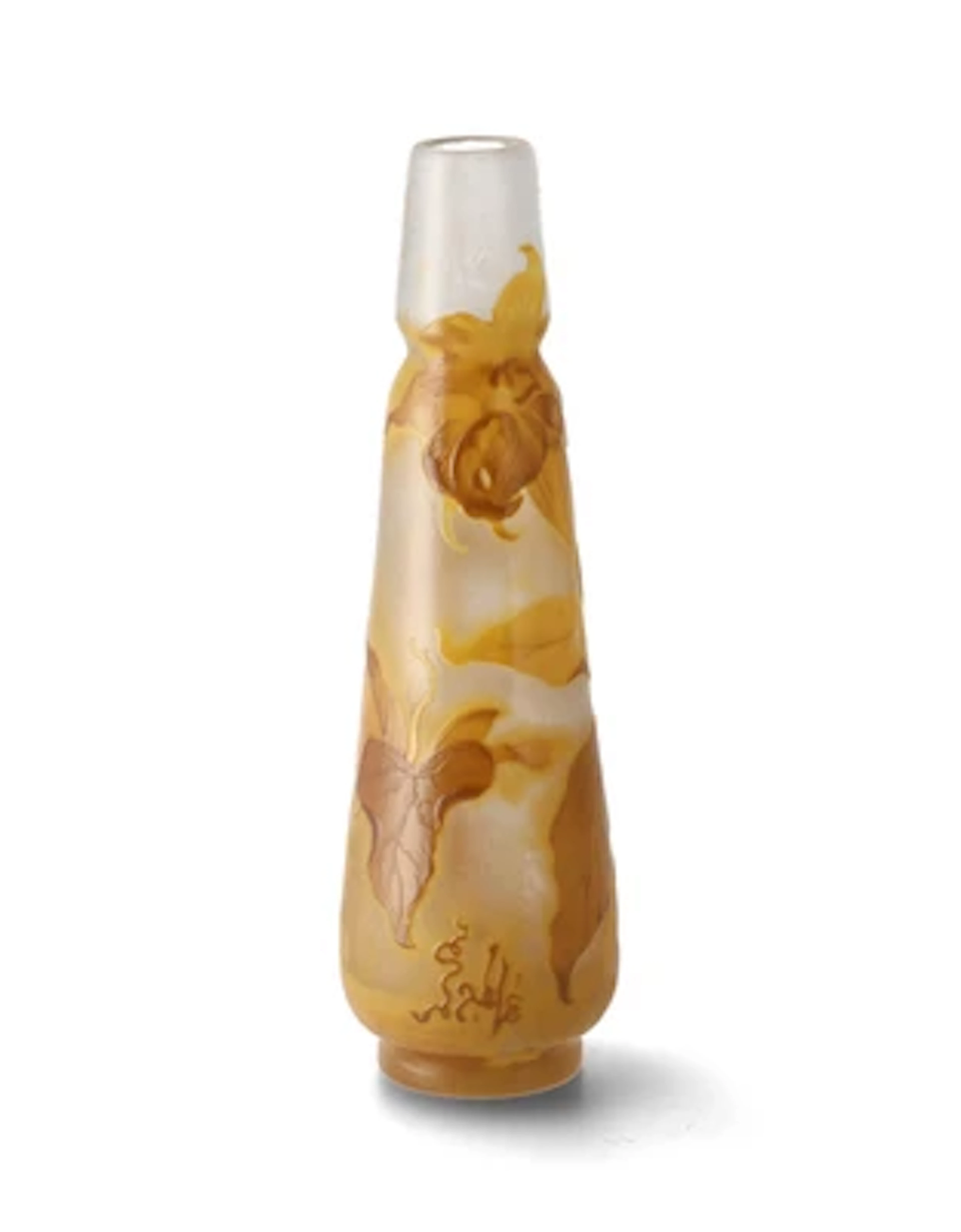 A "Campsis" vase, Emile Gallé, Nancy, c. 1900-1902