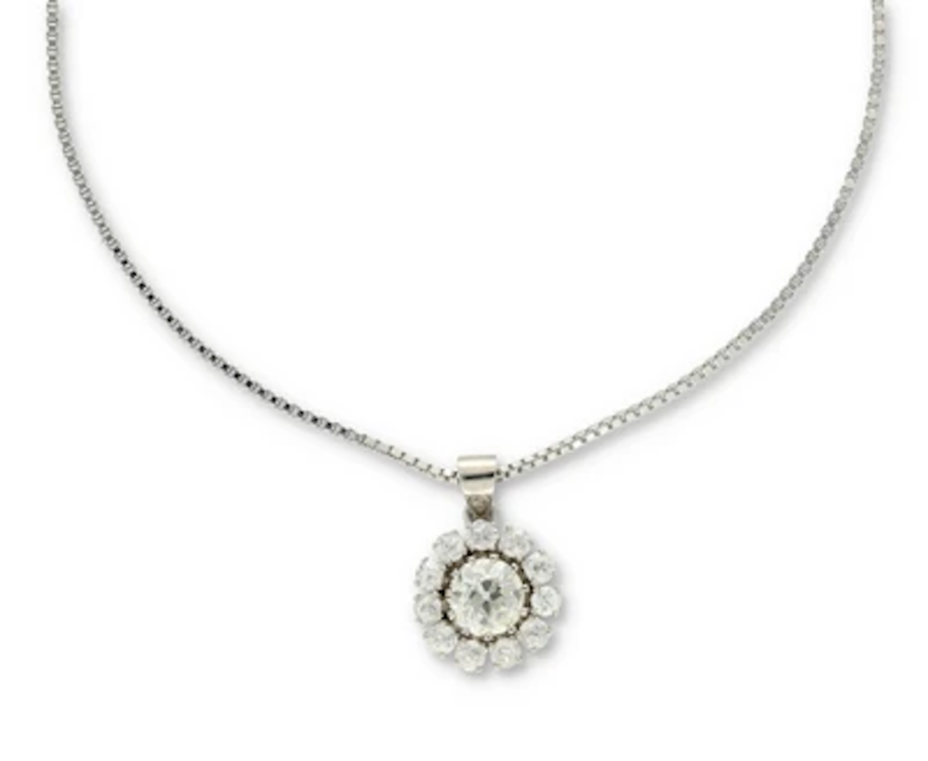 Diamant Anhänger zus. ca. 2,20 ct