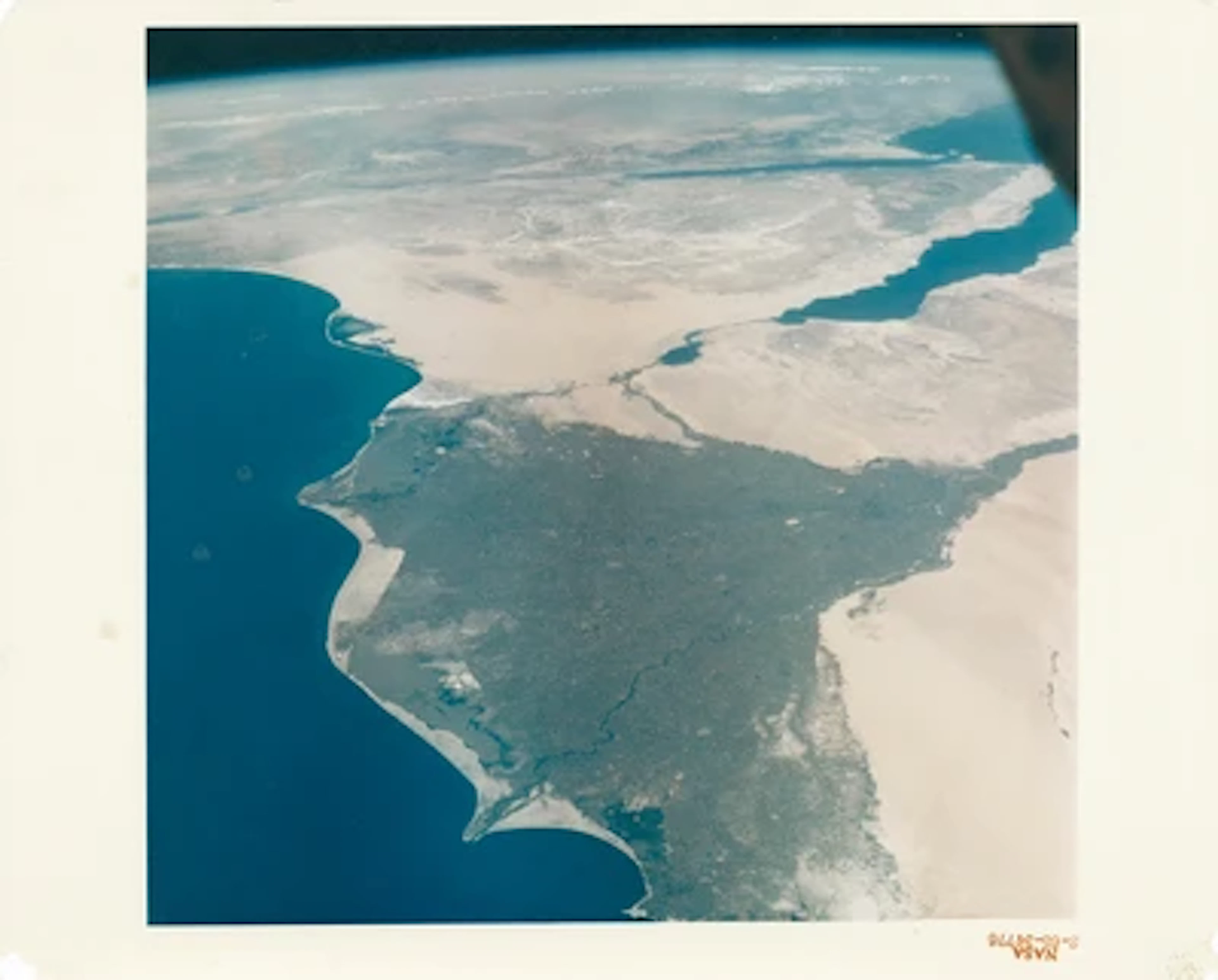 GEMINI IV - The Cradle of Civilization from Space: Egypt's Nile River Delta