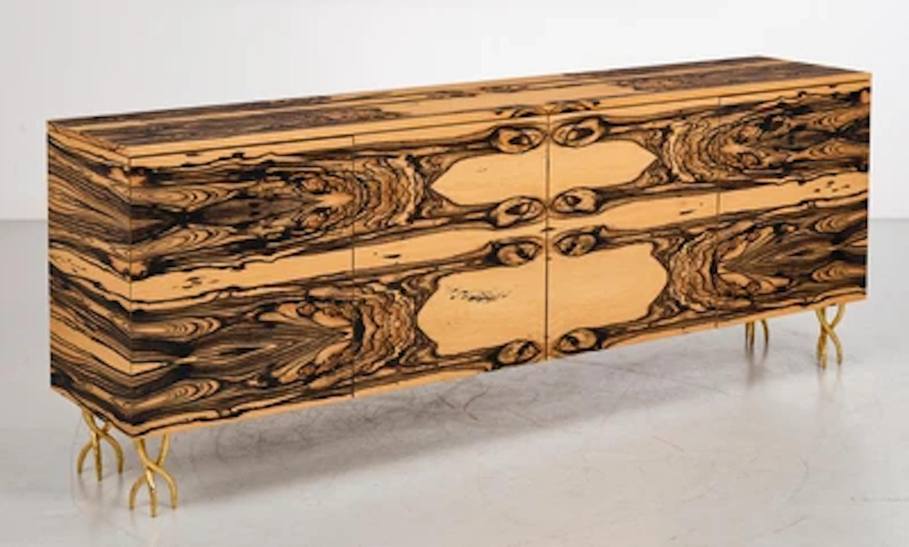 Großes Unikat Sideboard, um 2006, Ausführung Möbelwerkstatt Herbert Hiesel
