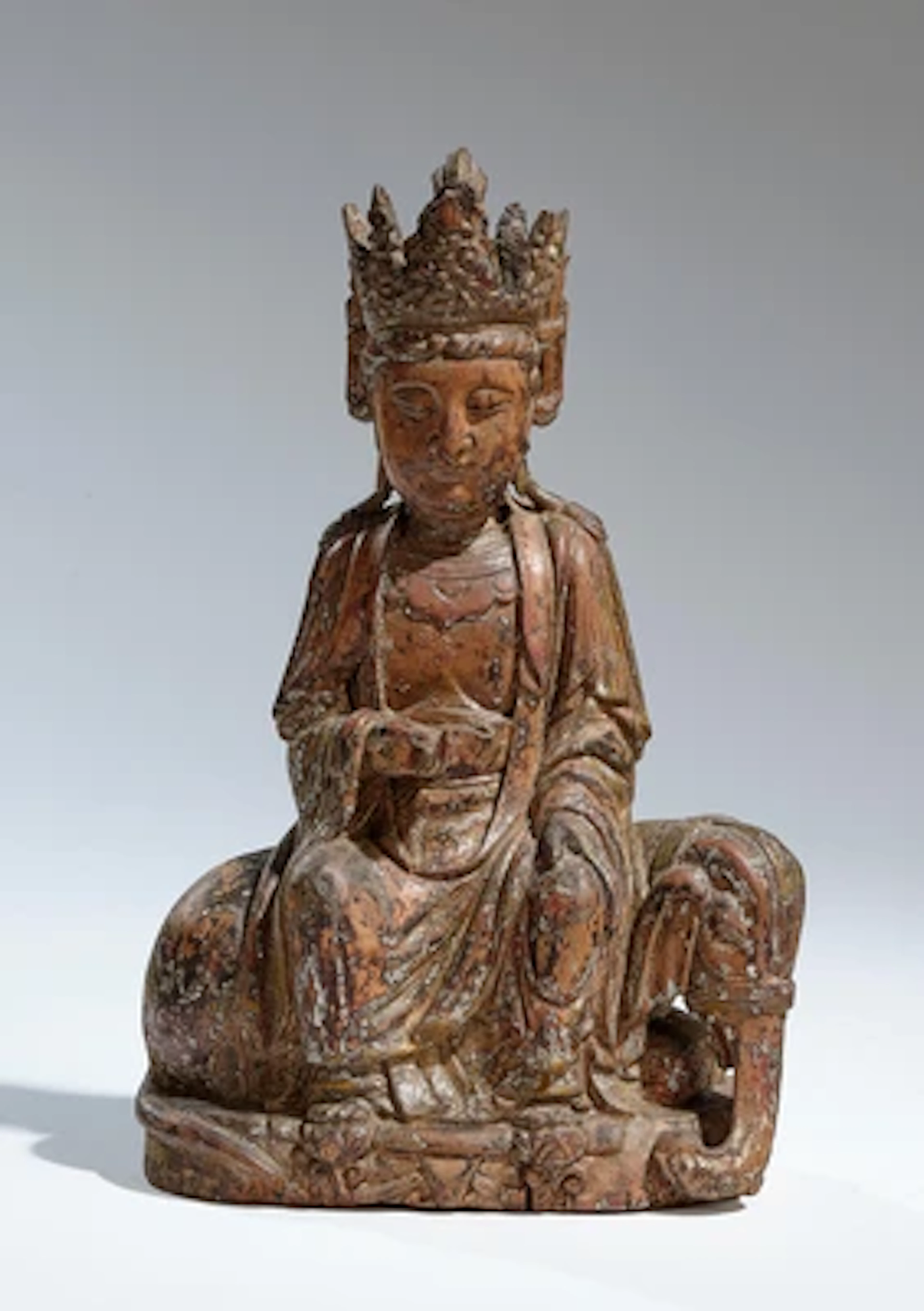 Guanyin auf Elefant, China, 17./18. Jh.
