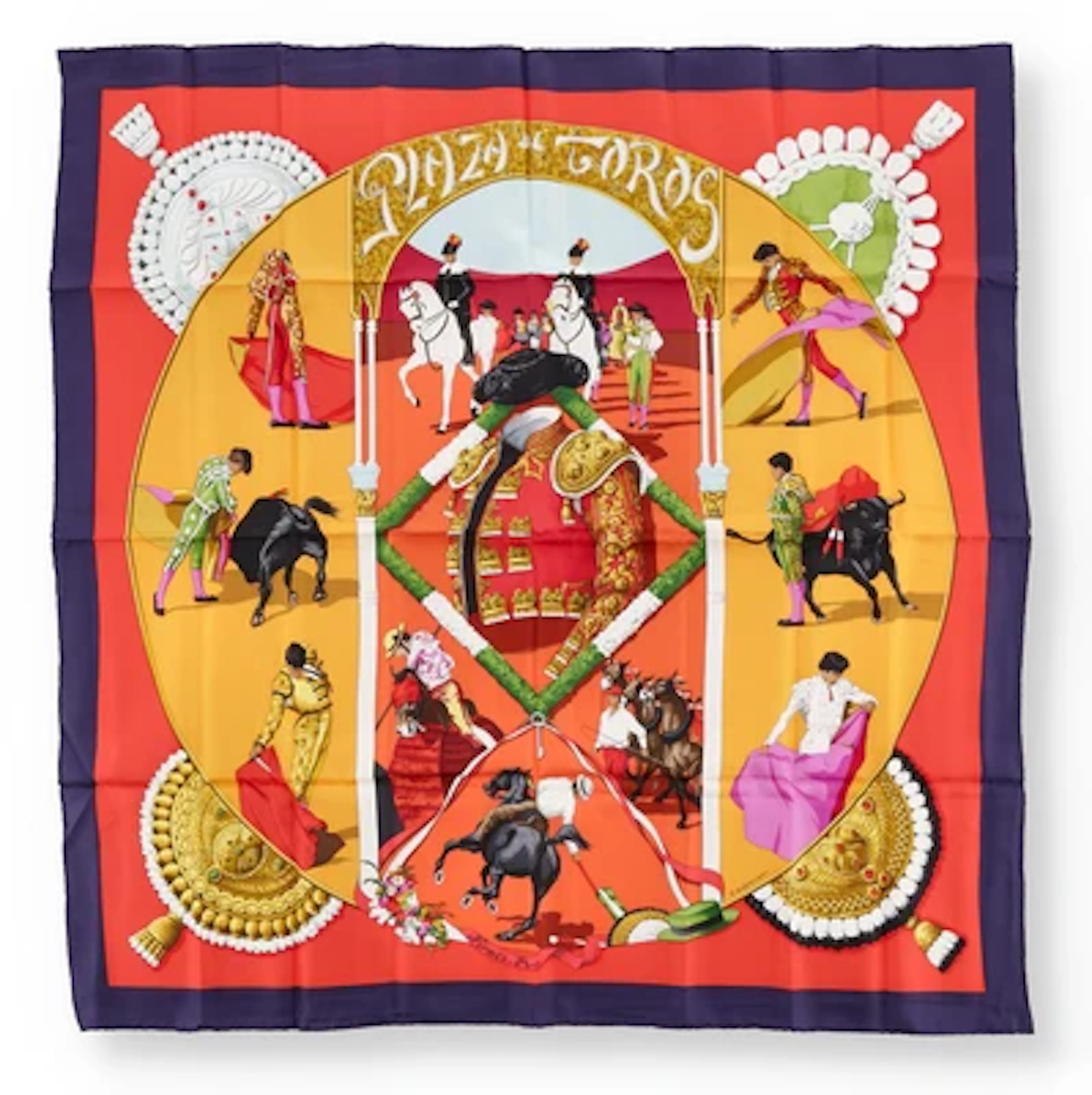 Hermès Tuch "Plaza de Toros"
