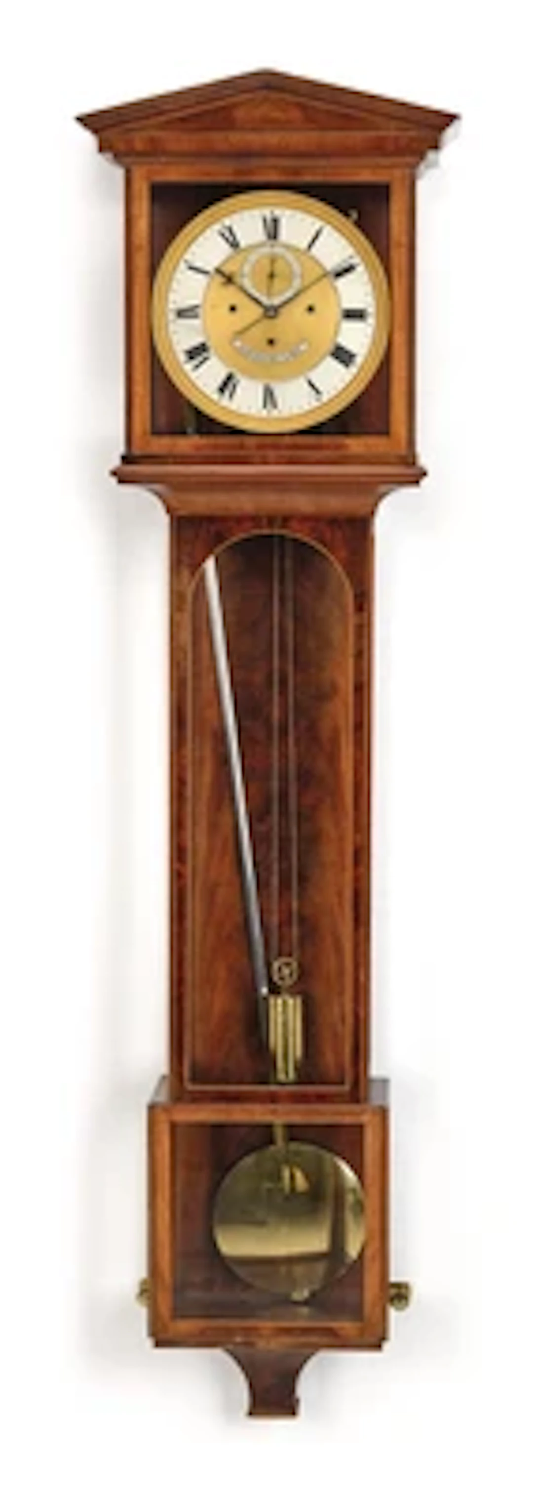 A Viennese Biedermeier „Laterndluhr“ Wall Clock "Jacob Hitzinger in Wien"