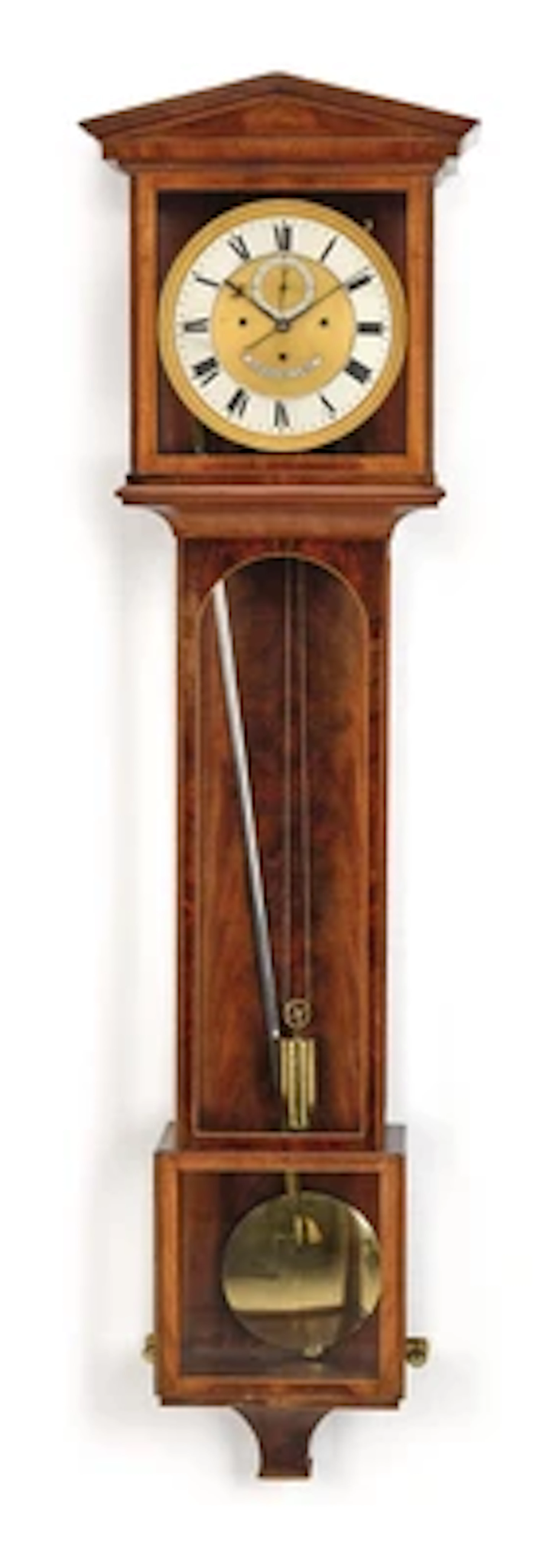 A Viennese Biedermeier „Laterndluhr“ Wall Clock "Jacob Hitzinger in Wien"