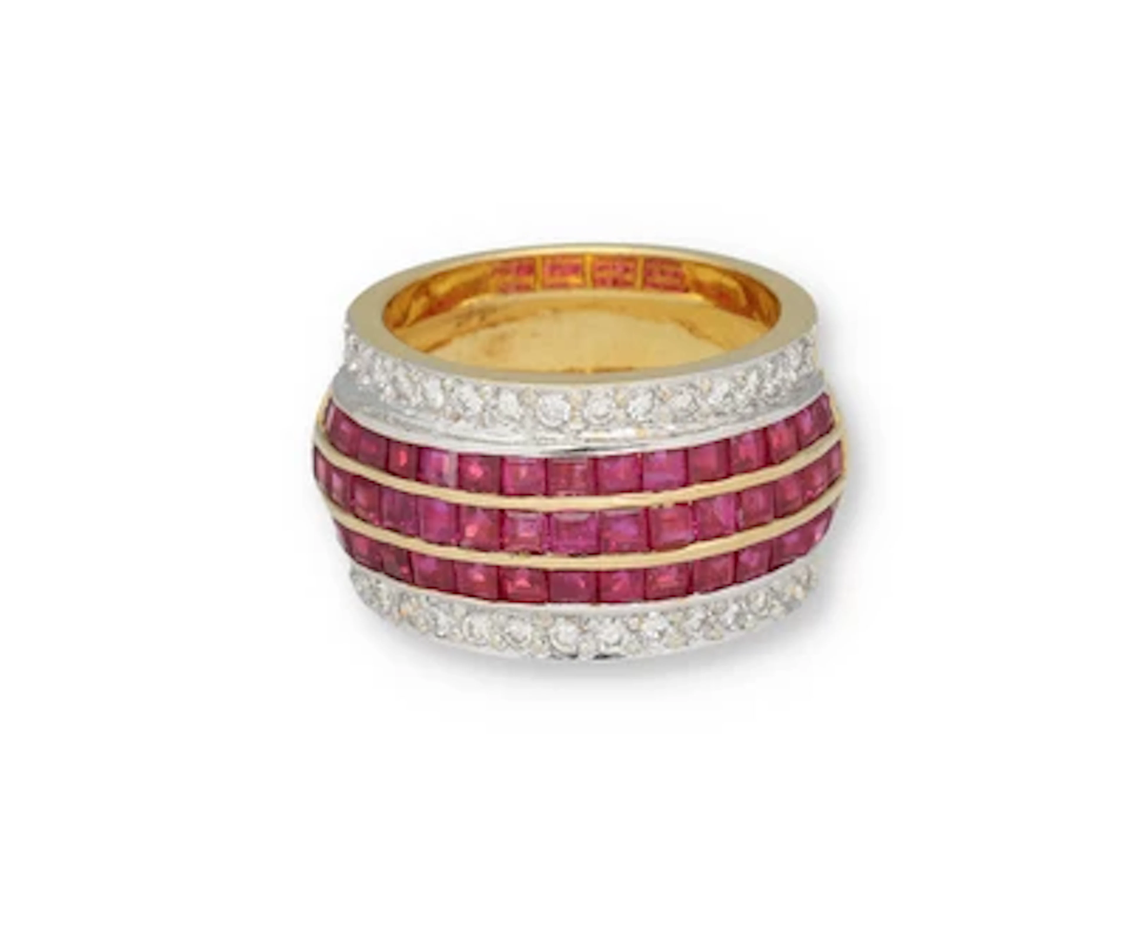 Brillant Rubin Ring
