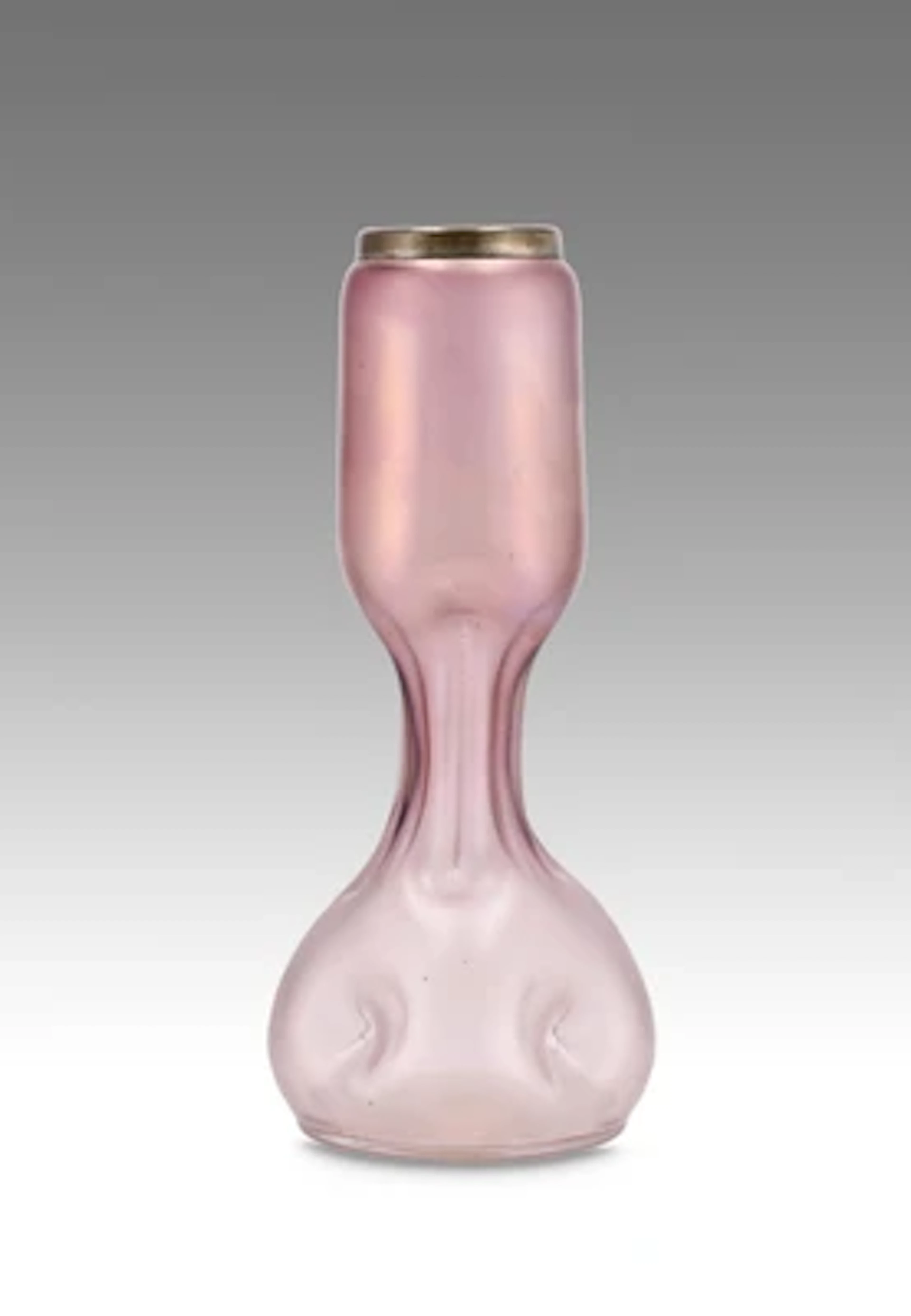Vase mit Metallmontierung, Johann Lötz Witwe, Klostermühle, wohl für E. Bakalowits Söhne, Wien, um 1900