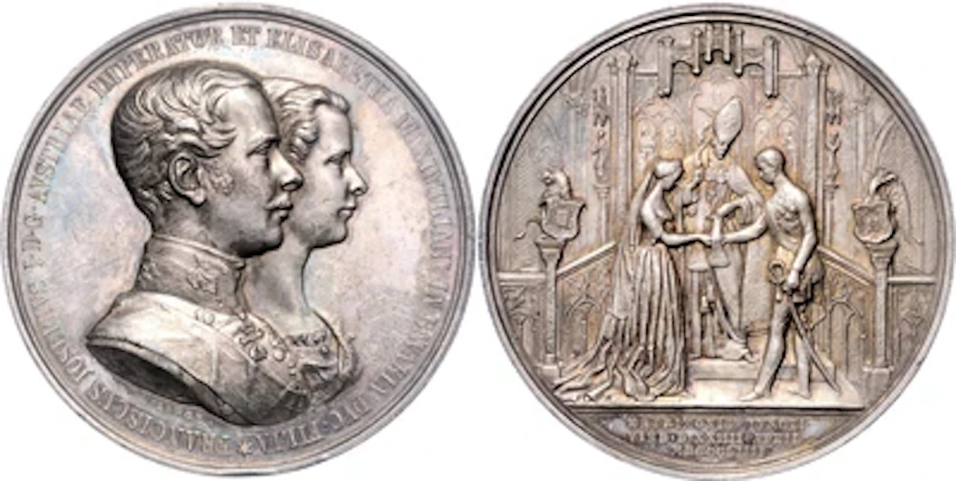 Franz Josef I. und Elisabeth, Hochzeit am 24. April 1854
