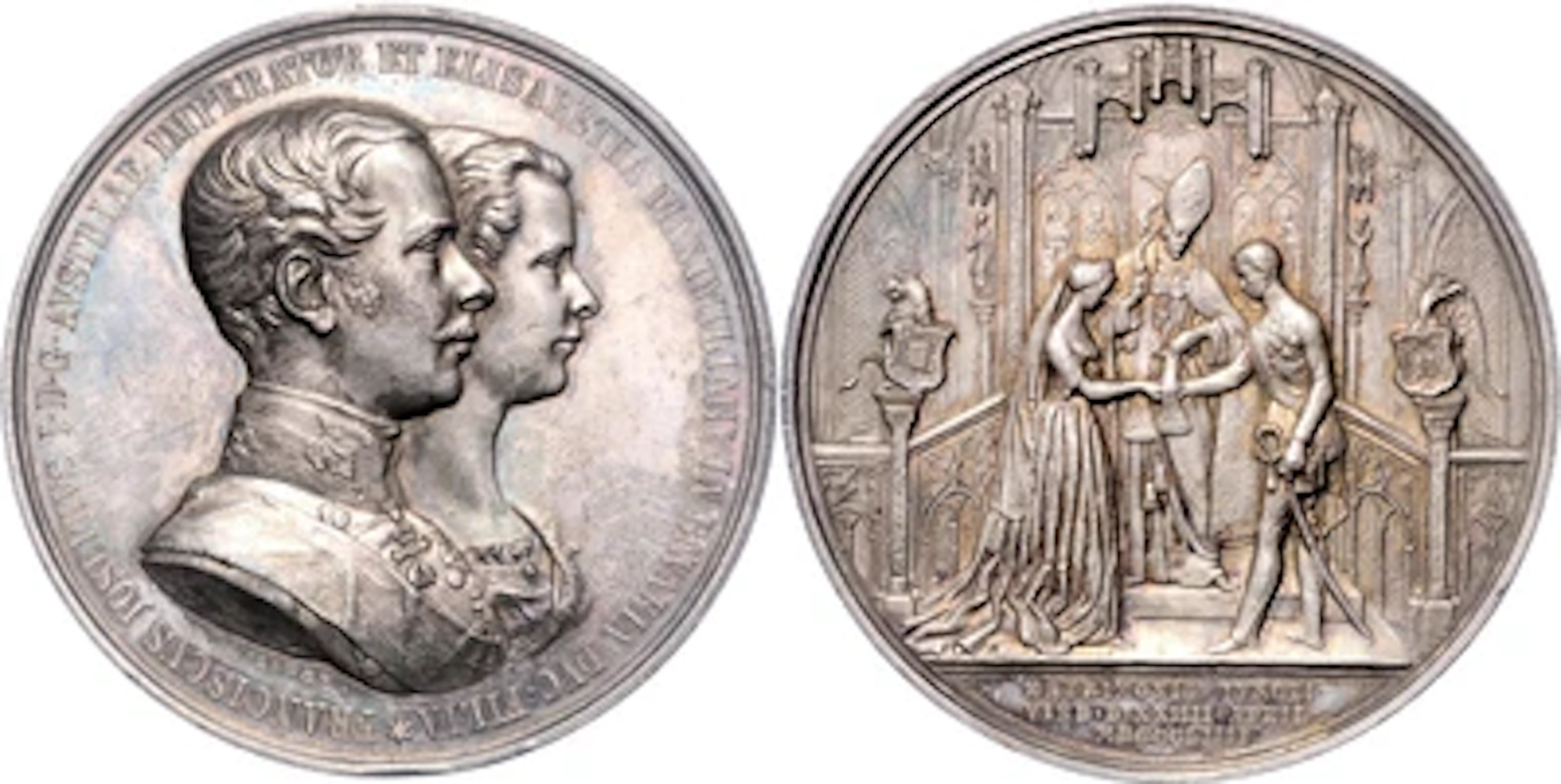 Franz Josef I. und Elisabeth, Hochzeit am 24. April 1854