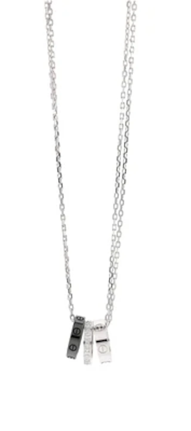 Cartier Love diamond necklace