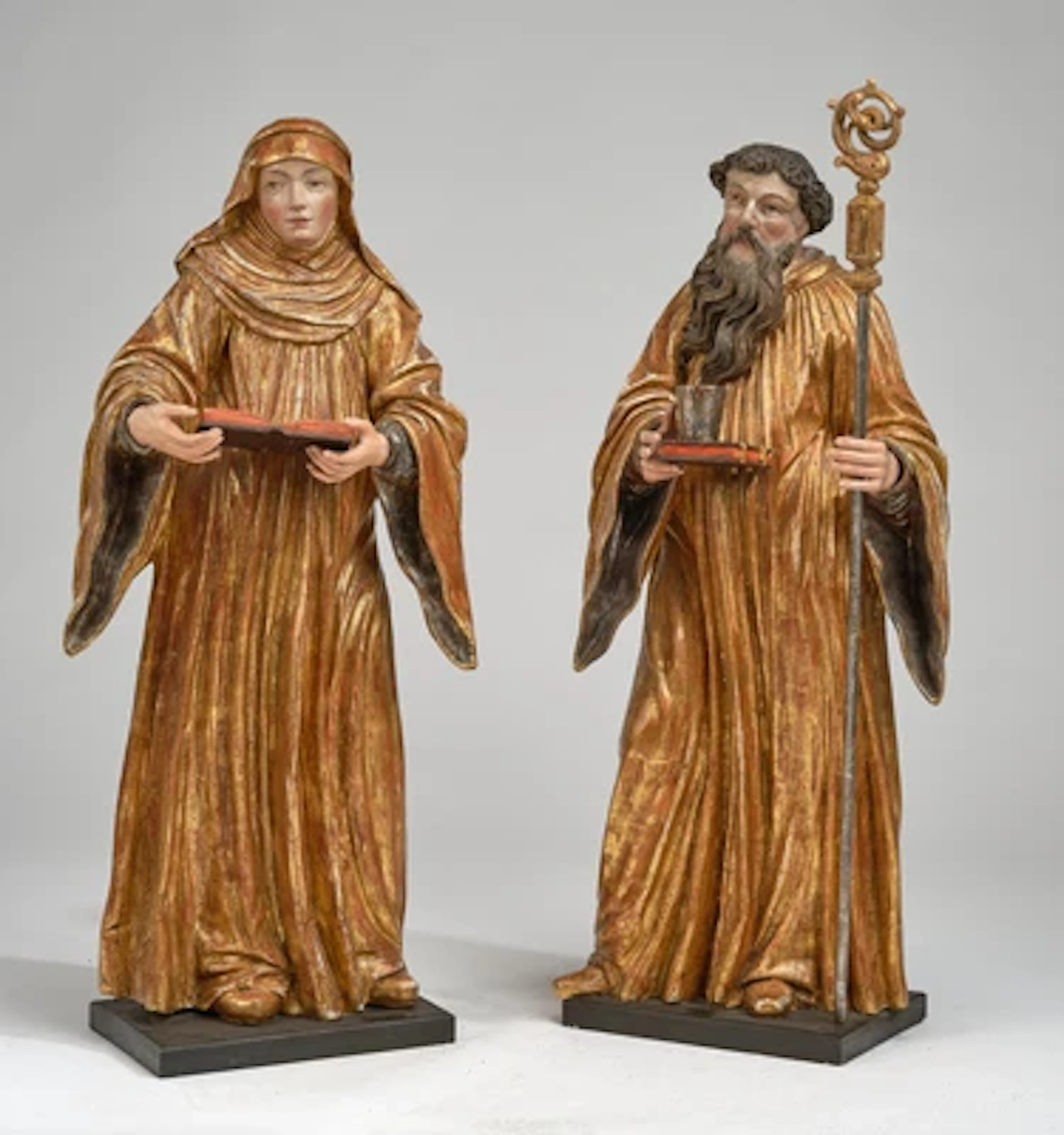 St Benedict and St Scholastica, Styria, Second Half of the 17th Century