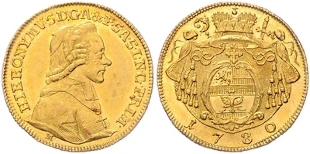Hieronymus von Colloredo 1772-1803 GOLD