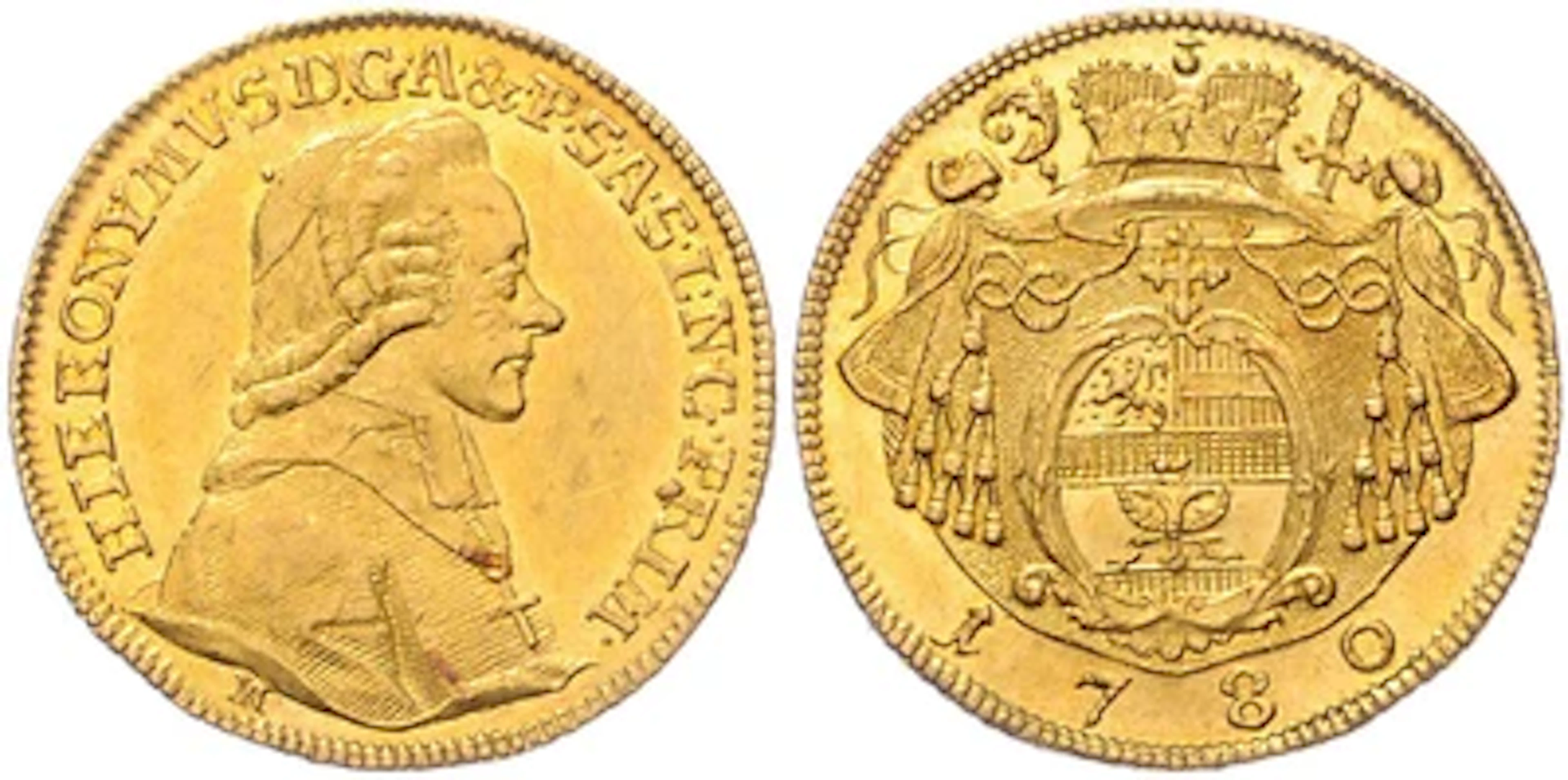 Hieronymus von Colloredo 1772-1803 GOLD