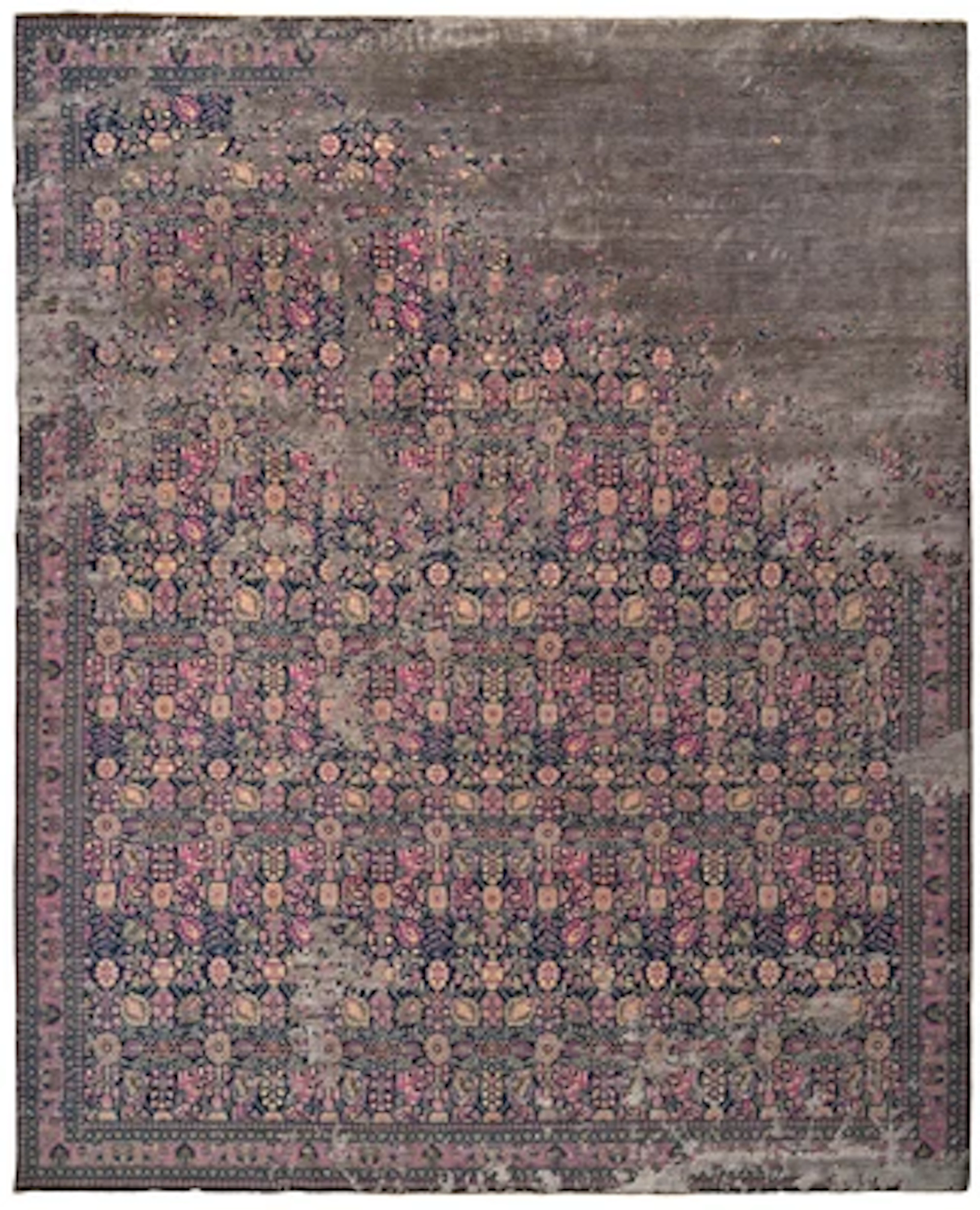 Großer Teppich Tabriz Canal Custom Rocked, Jan Kath
