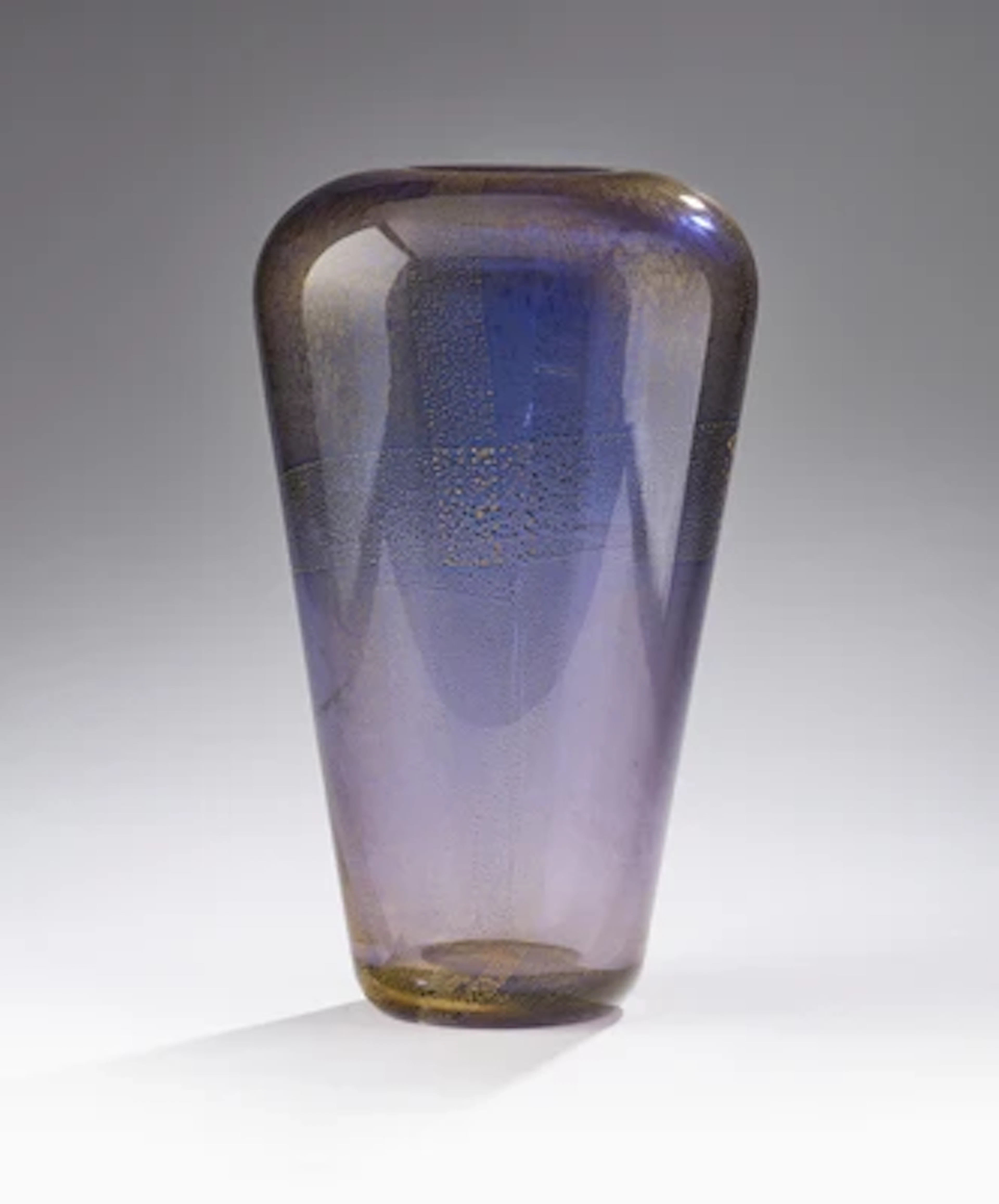 Laura Diaz De Santillana (Venice, 1955-2019), a vase "Sommerso Oro"
