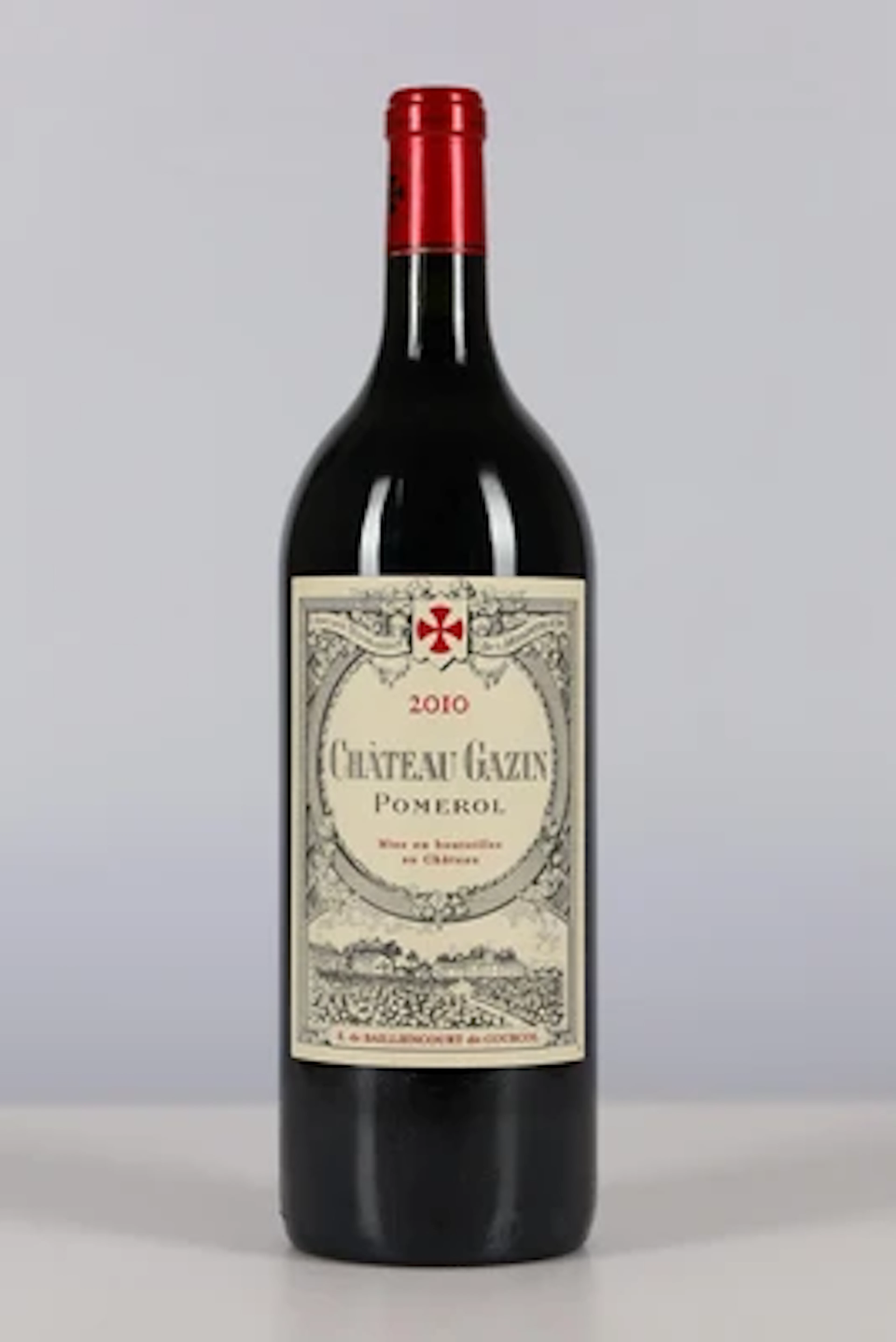 2010 Château Gazin, Bordeaux, 96 Parker-Punkte, Magnum