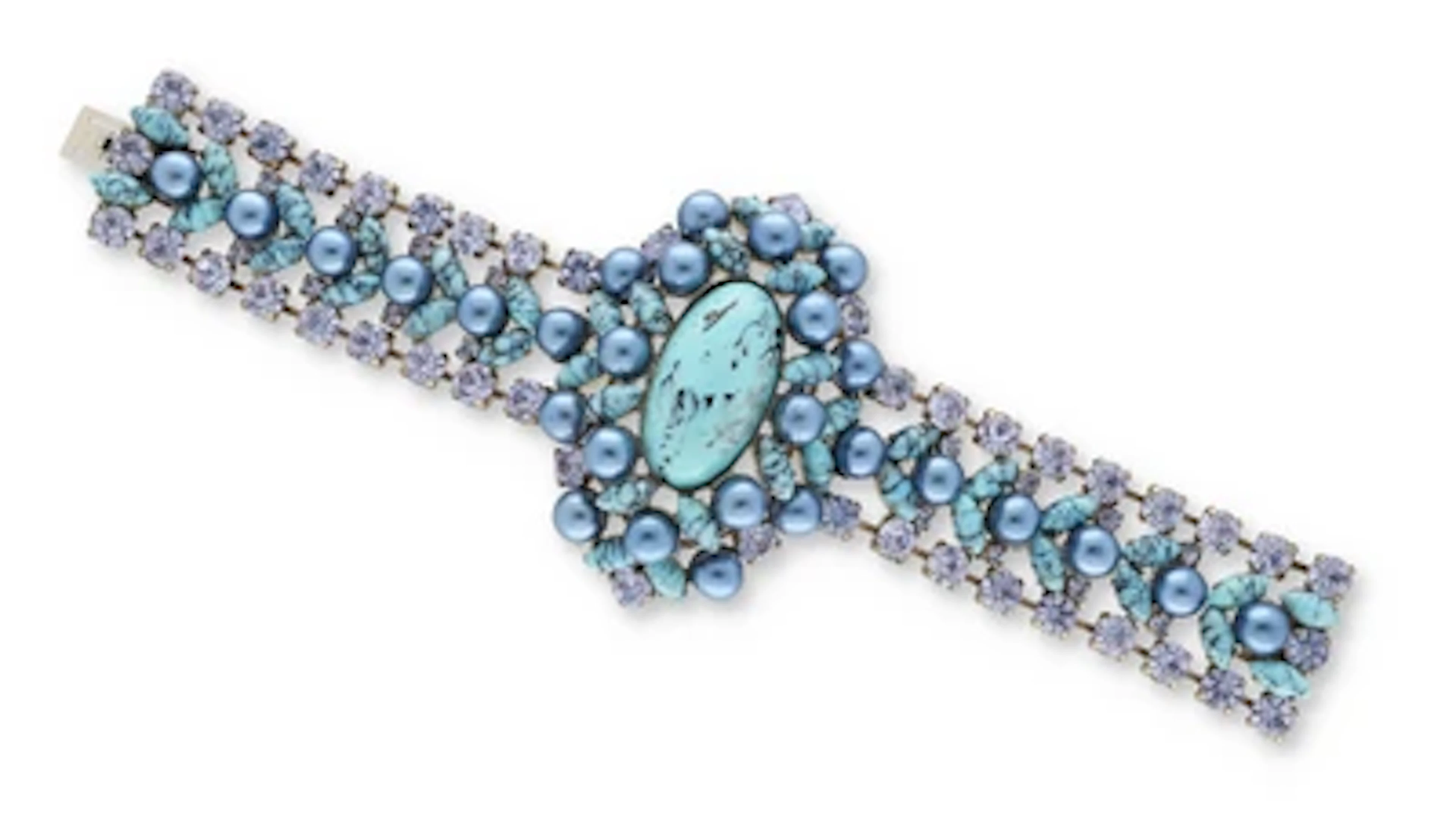 Gliederarmband, Maryse Blanchard, Kaufbeuren-Neugablonz um 1965/70