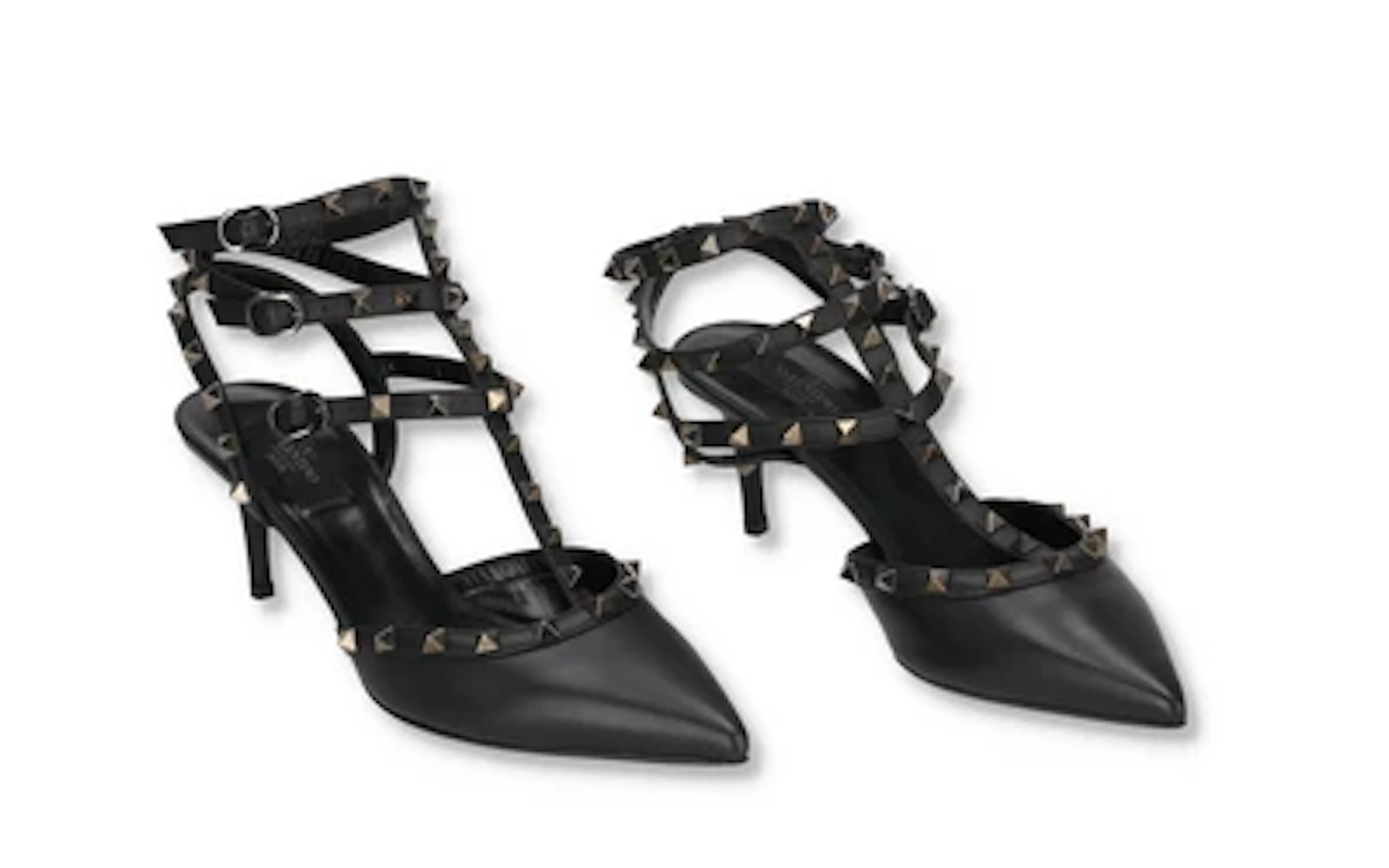 VALENTINO GARAVANI NOIR Rockstud Heels