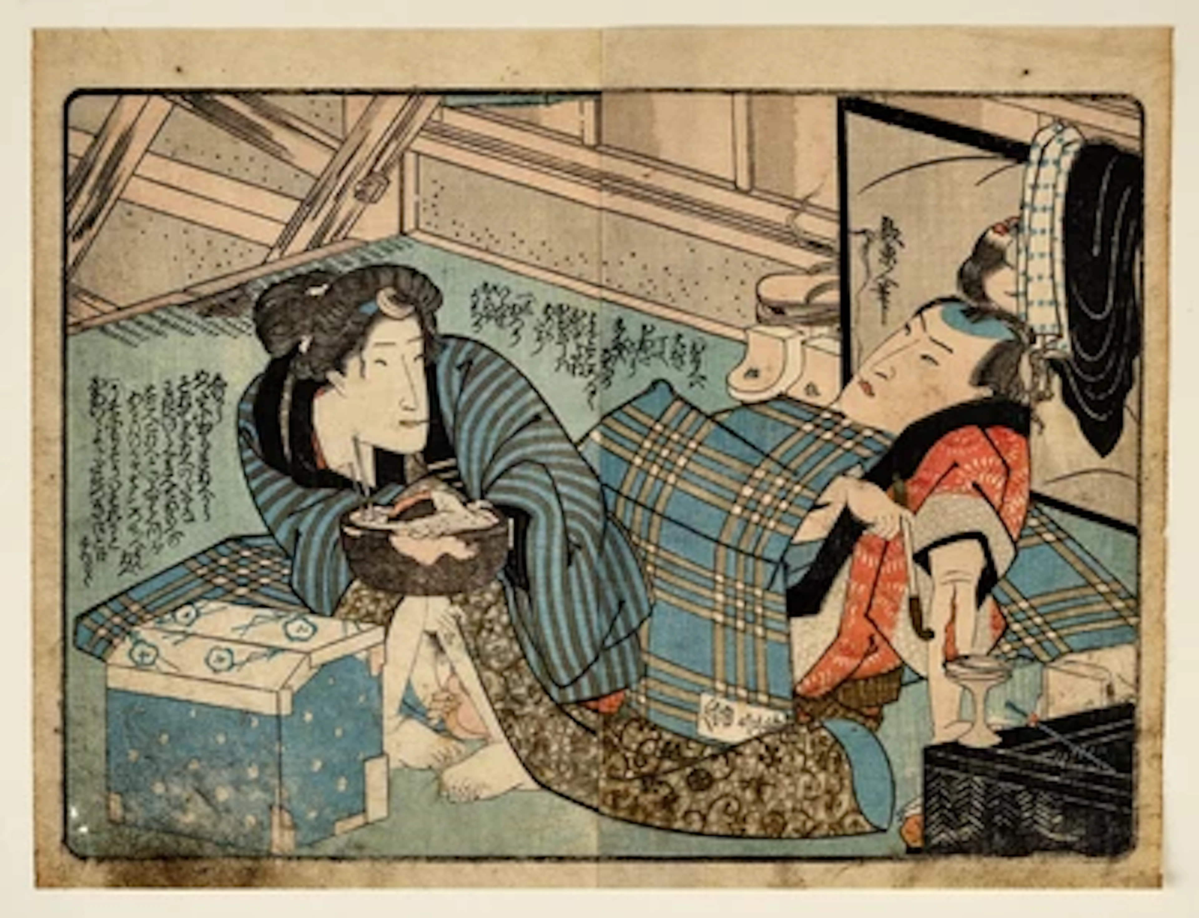 Utagawa Yoshinobu (1854-1860) Shunga