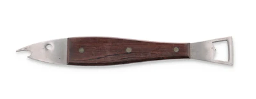 A bottle opener in the form of a fish, model number 4687, Carl Auböck