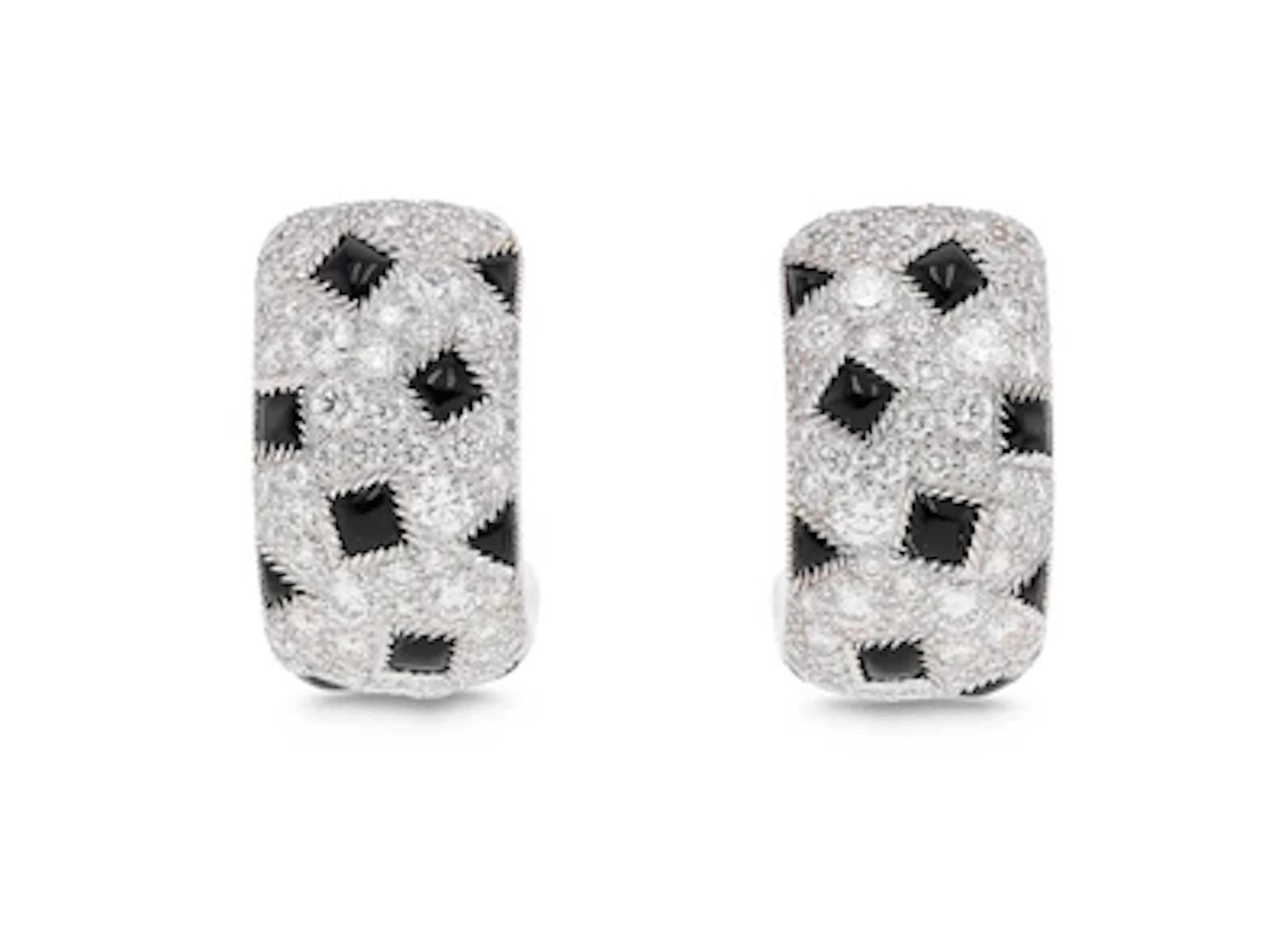 Cartier Panthère diamond earrings, approx. 2.40 ct