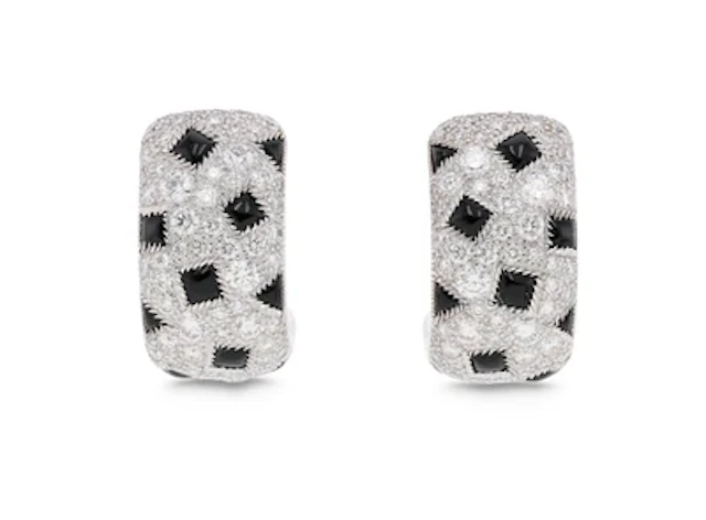 Cartier Panthère diamond earrings, approx. 2.40 ct