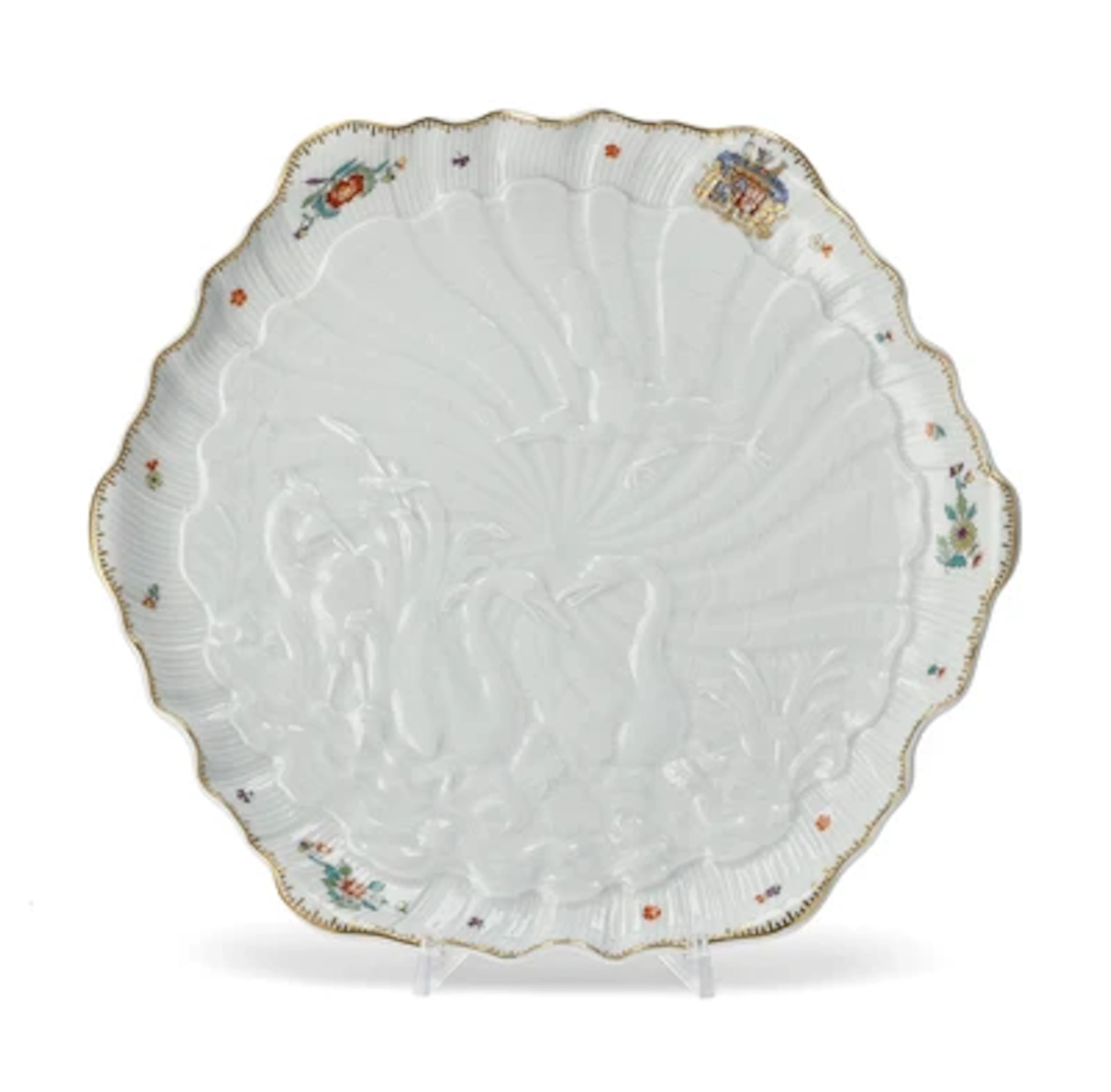 Schwanenservice Platte, Meissen 2020,