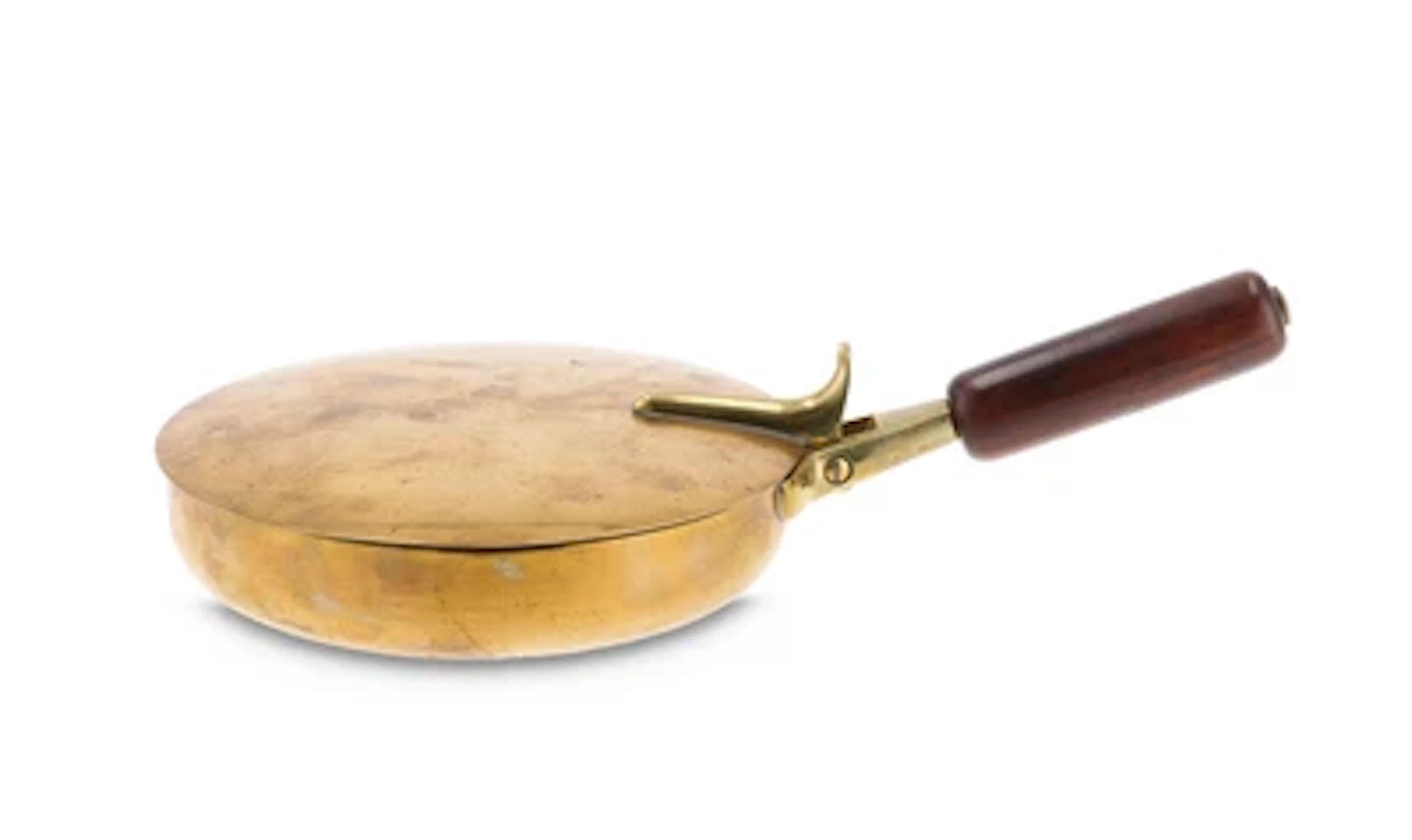 Carl Auböck, a pan-shaped ashtray, model number 3709, Vienna, c. 1960